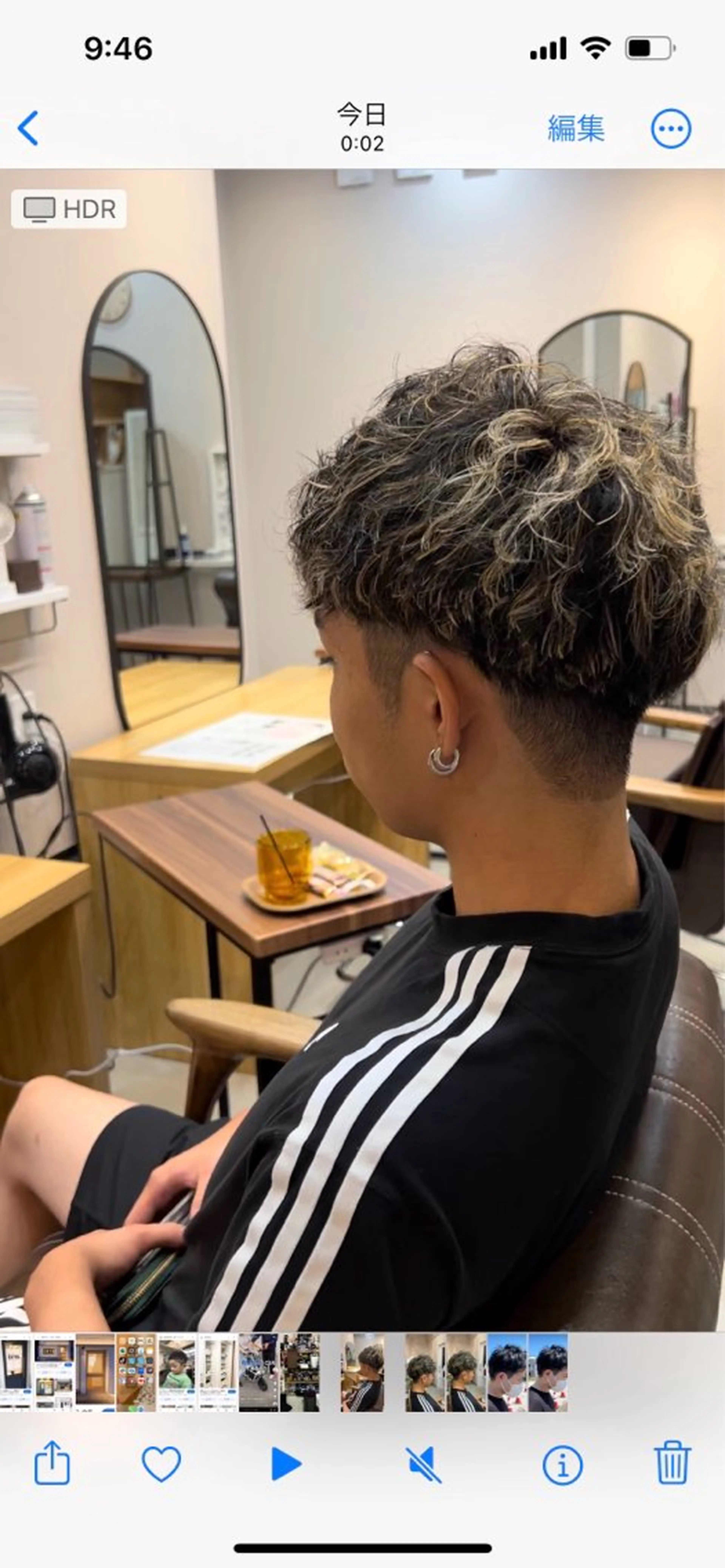 メンズ メンズパーマ 森田 朝子のマツエク・マツパデザイン