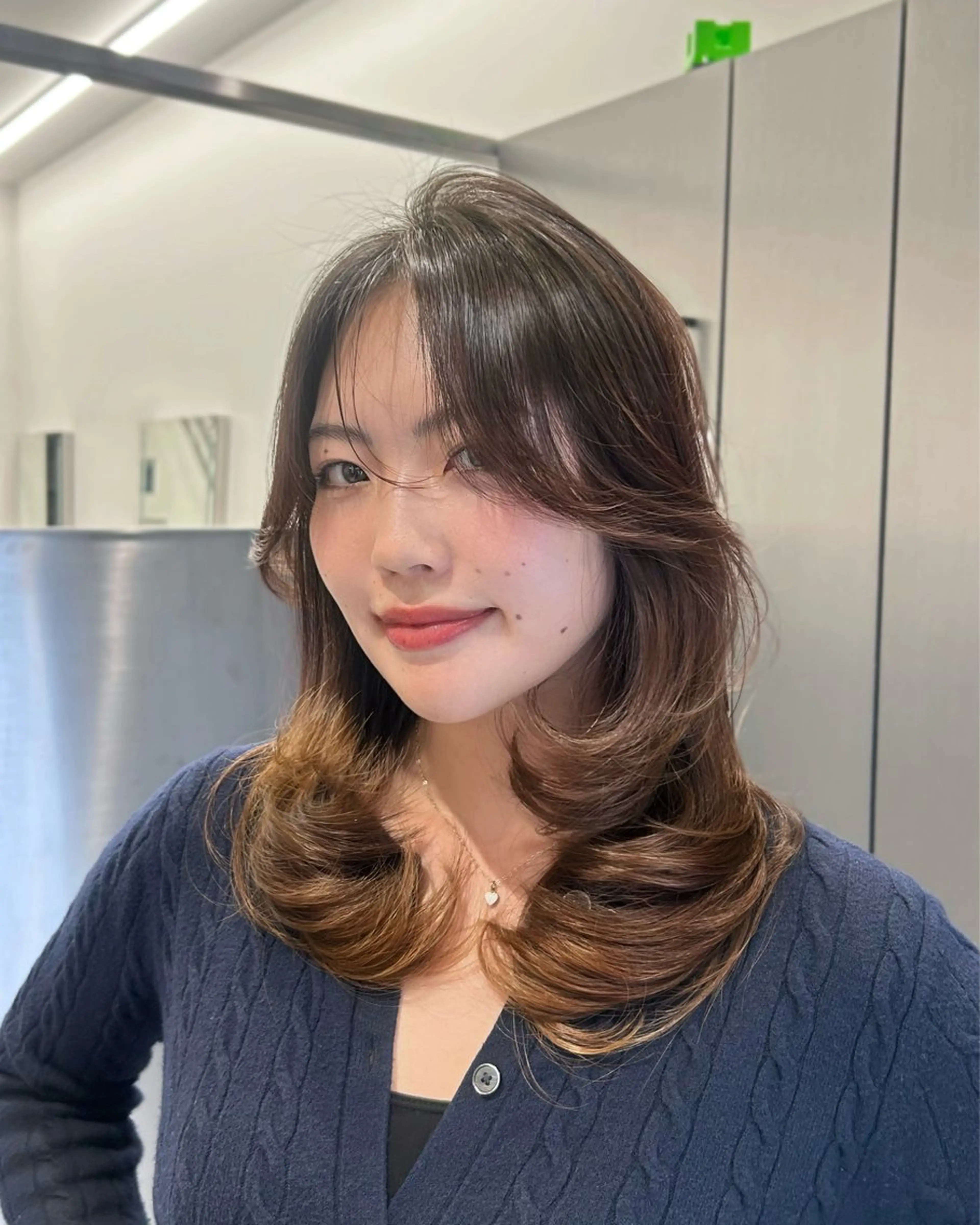 ロング レイヤーカット カット トリートメント 大人レイヤー/艶美髪 🇺🇸TOMONAのヘアスタイル