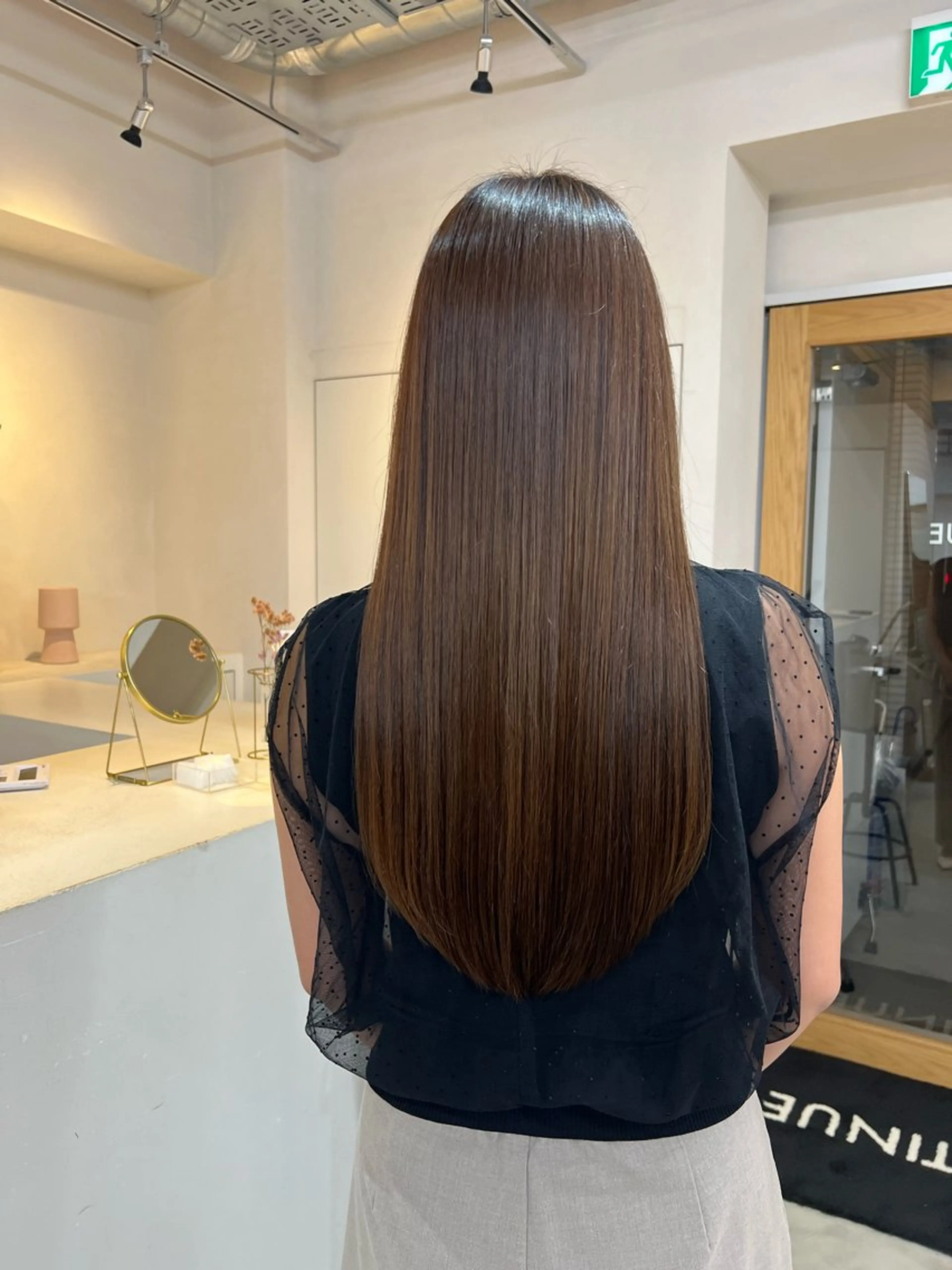 ロング カット トリートメント 表参道/kozue/ 艶髪/髪質改善のヘアスタイル