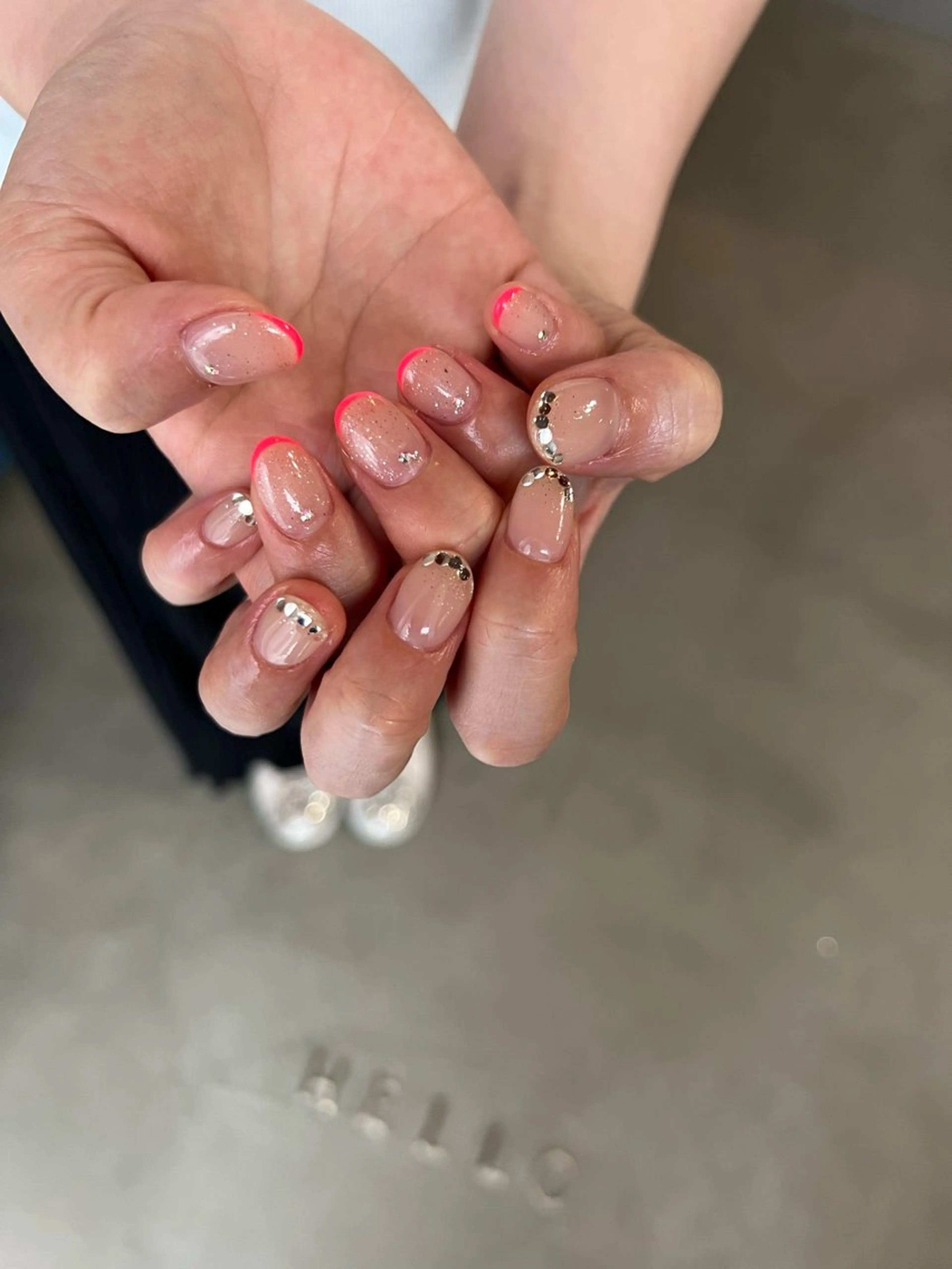 ネイル s/w ＿shokoのネイルデザイン