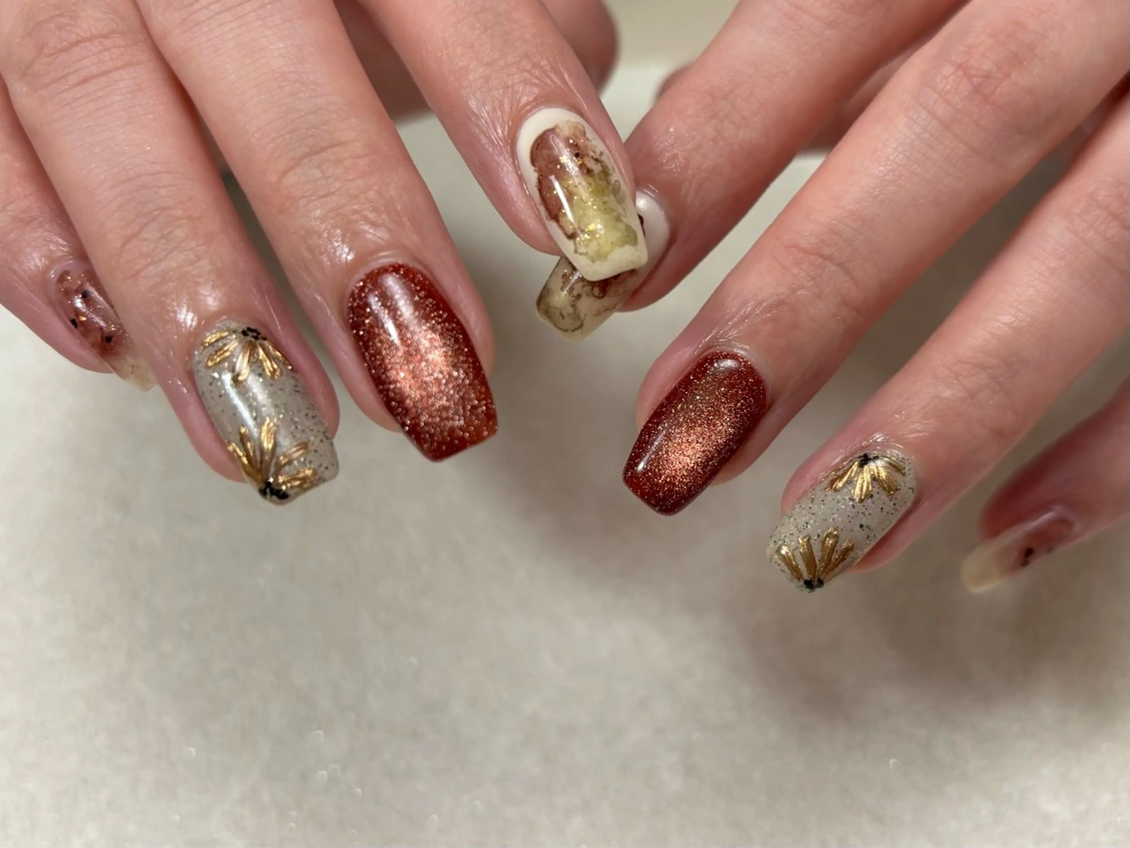 ネイル ハンドネイル yurina ☆のネイルデザイン