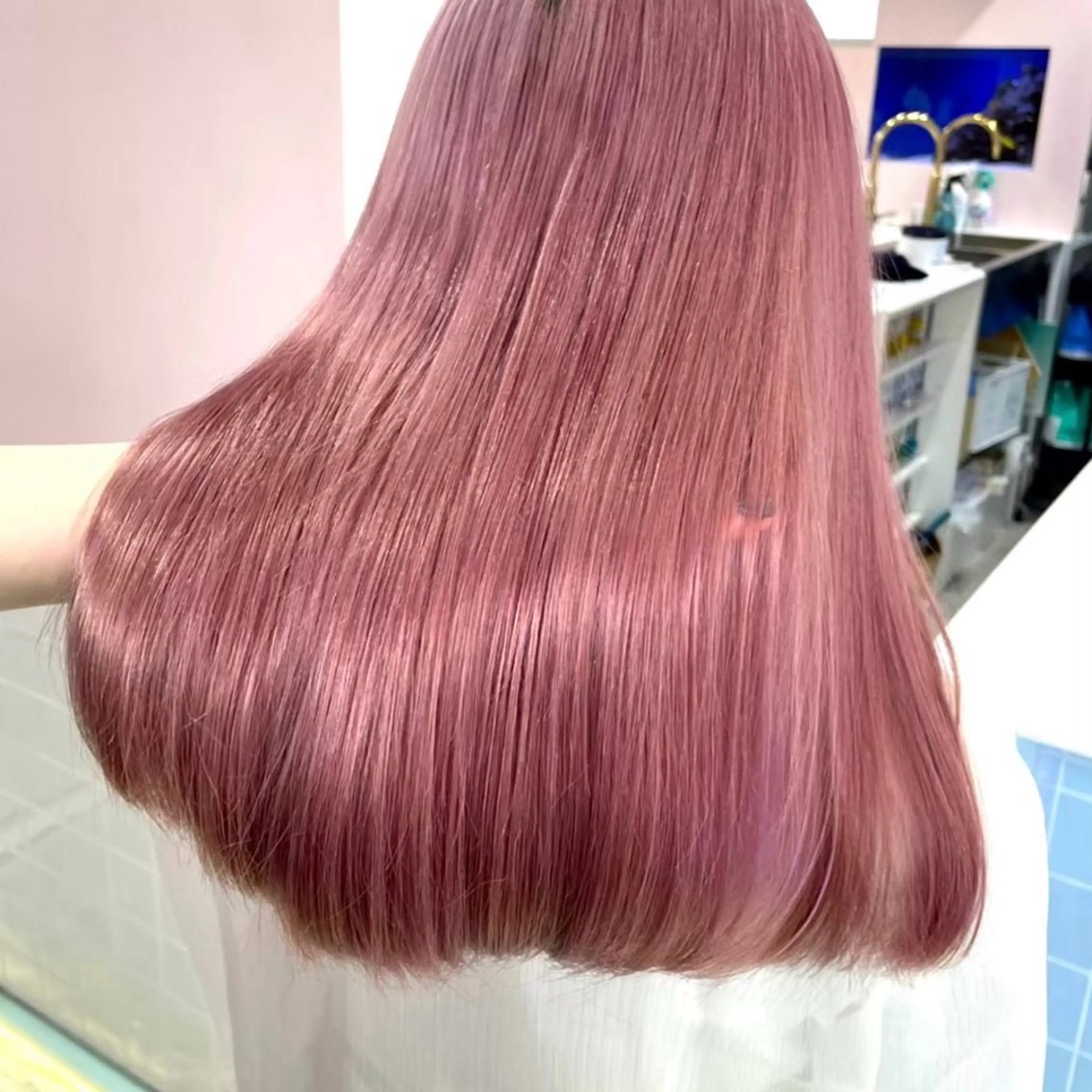 ロング カラー ヘアアレンジ ヘアカラー ブリーチカラー特化 🥣/渡邉日向のヘアスタイル