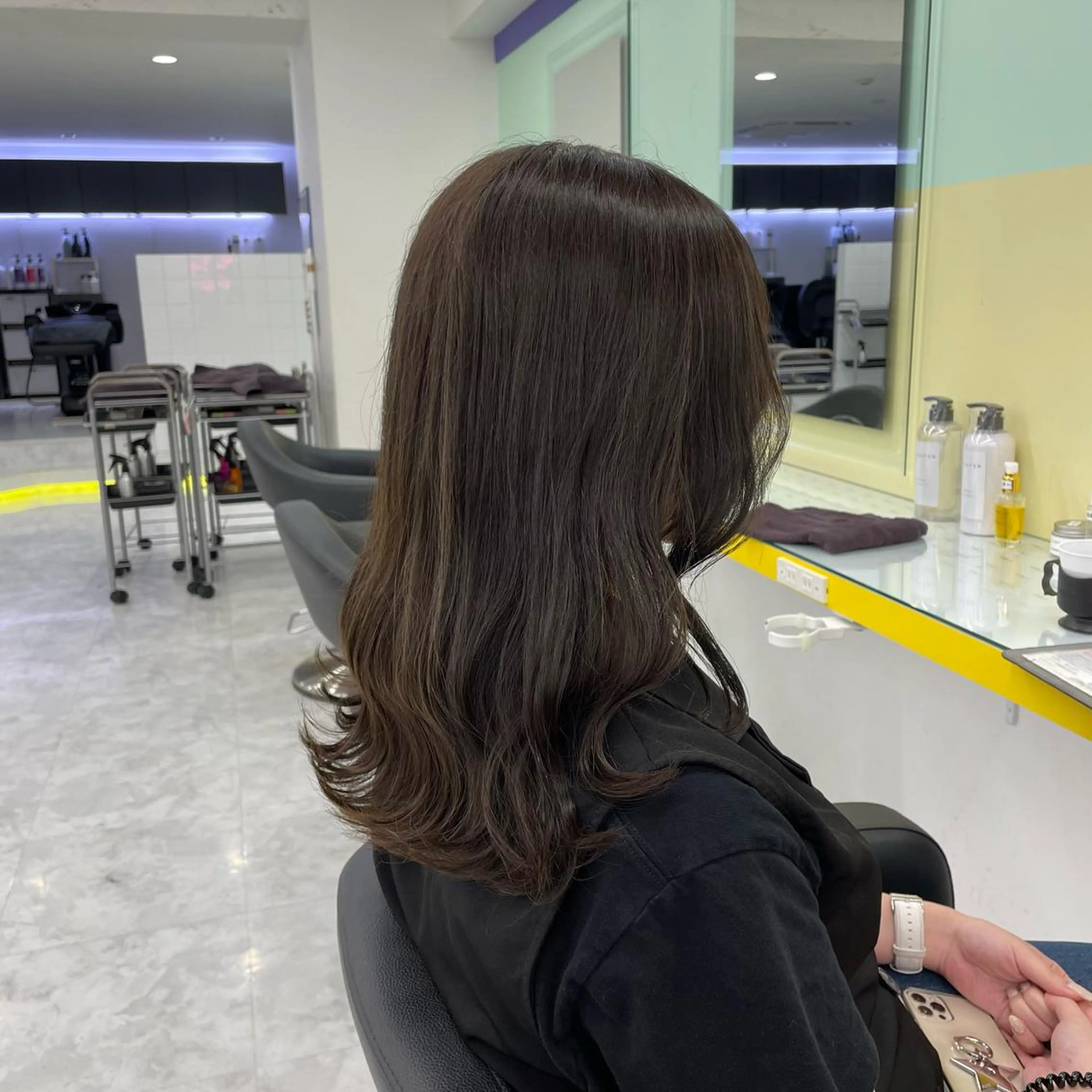 ミディアム 🤍韓国トレンド ヘア🤍miku🤍のヘアスタイル