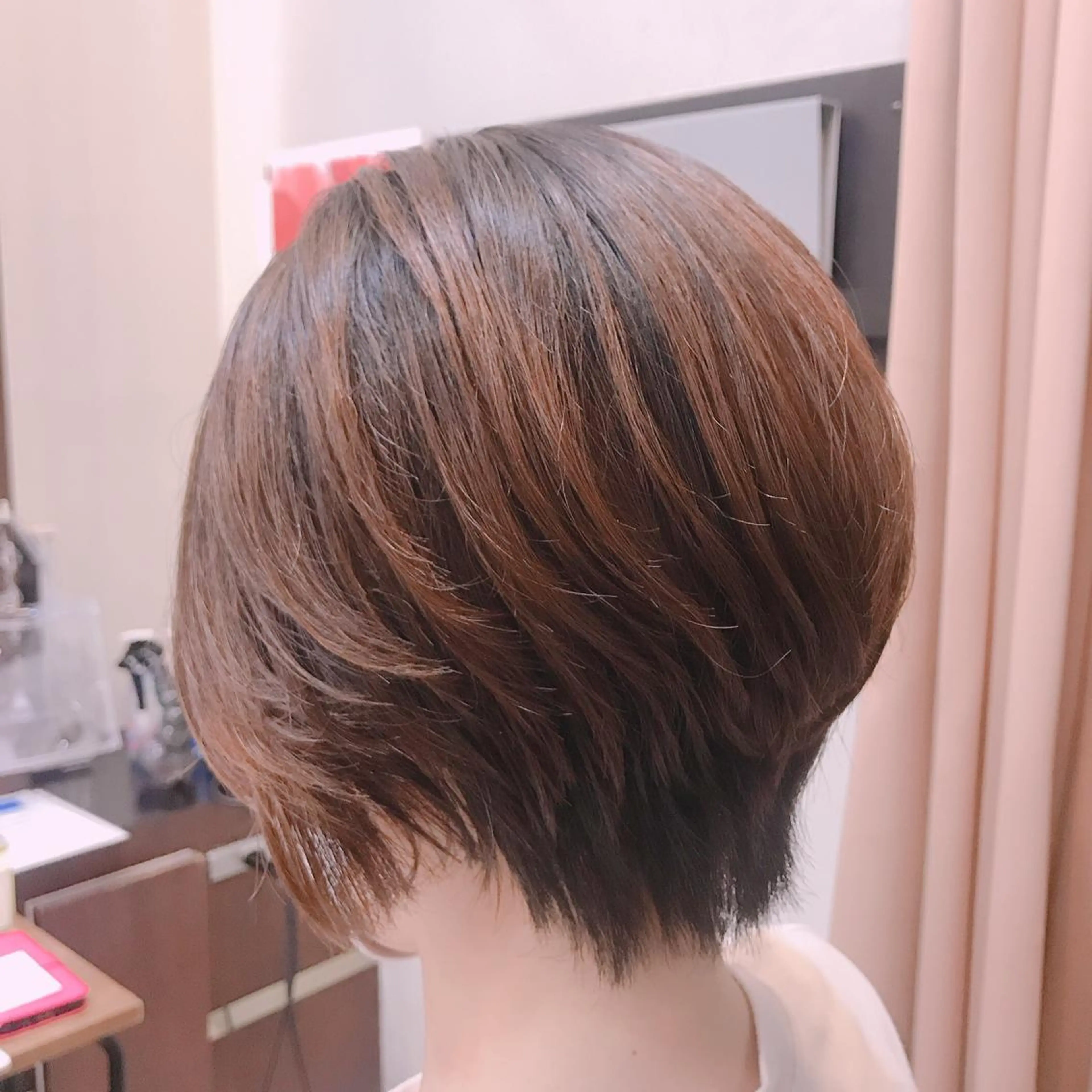 ショート 丸みショート ショートヘア 透明感韓国ヘア♡ みつきのヘアスタイル