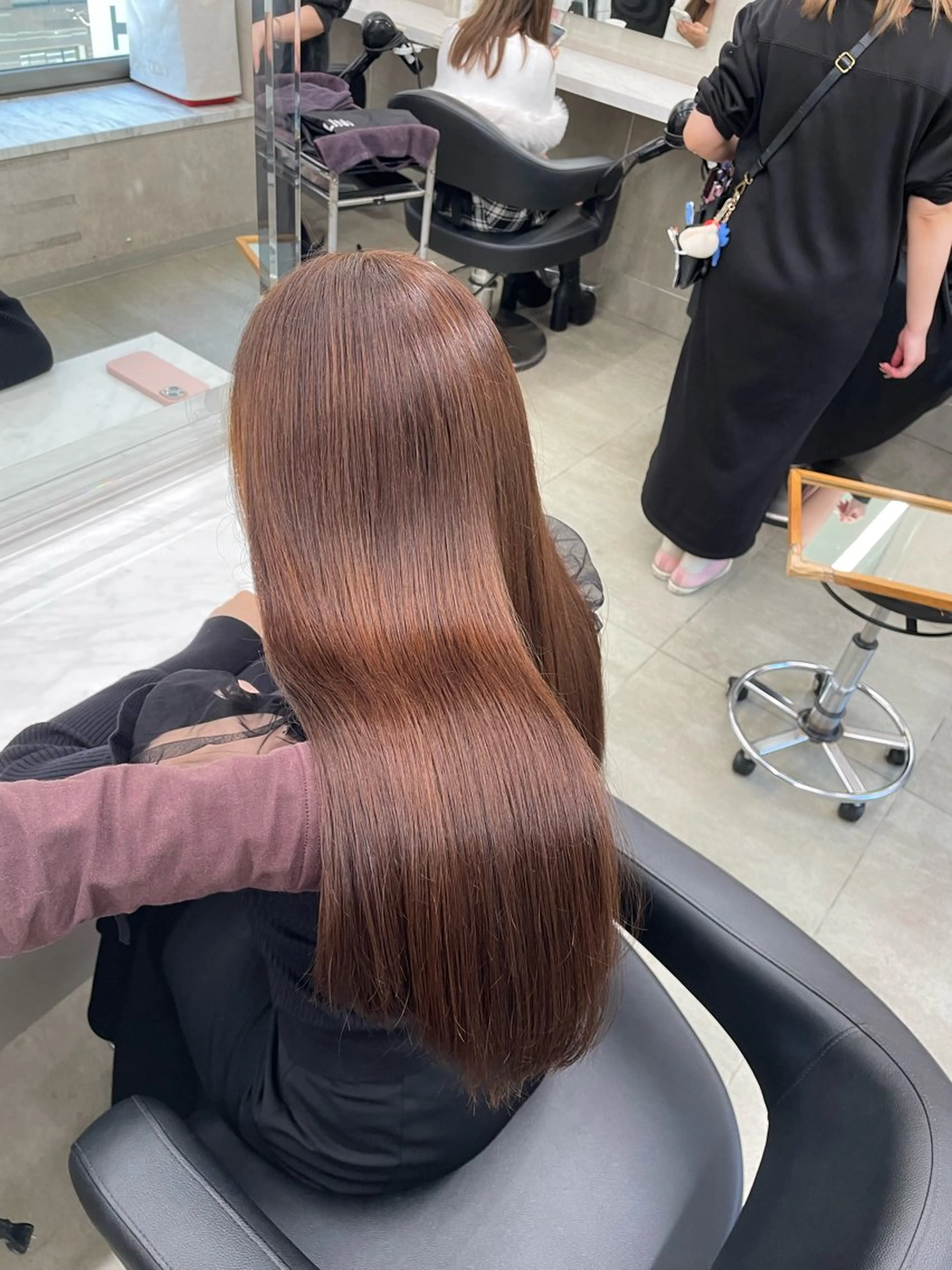 ロング カラー ヘアアレンジ ヘアカラー トリートメント ヘアセット 💗横浜美容室 💗HARUNAのヘアスタイル