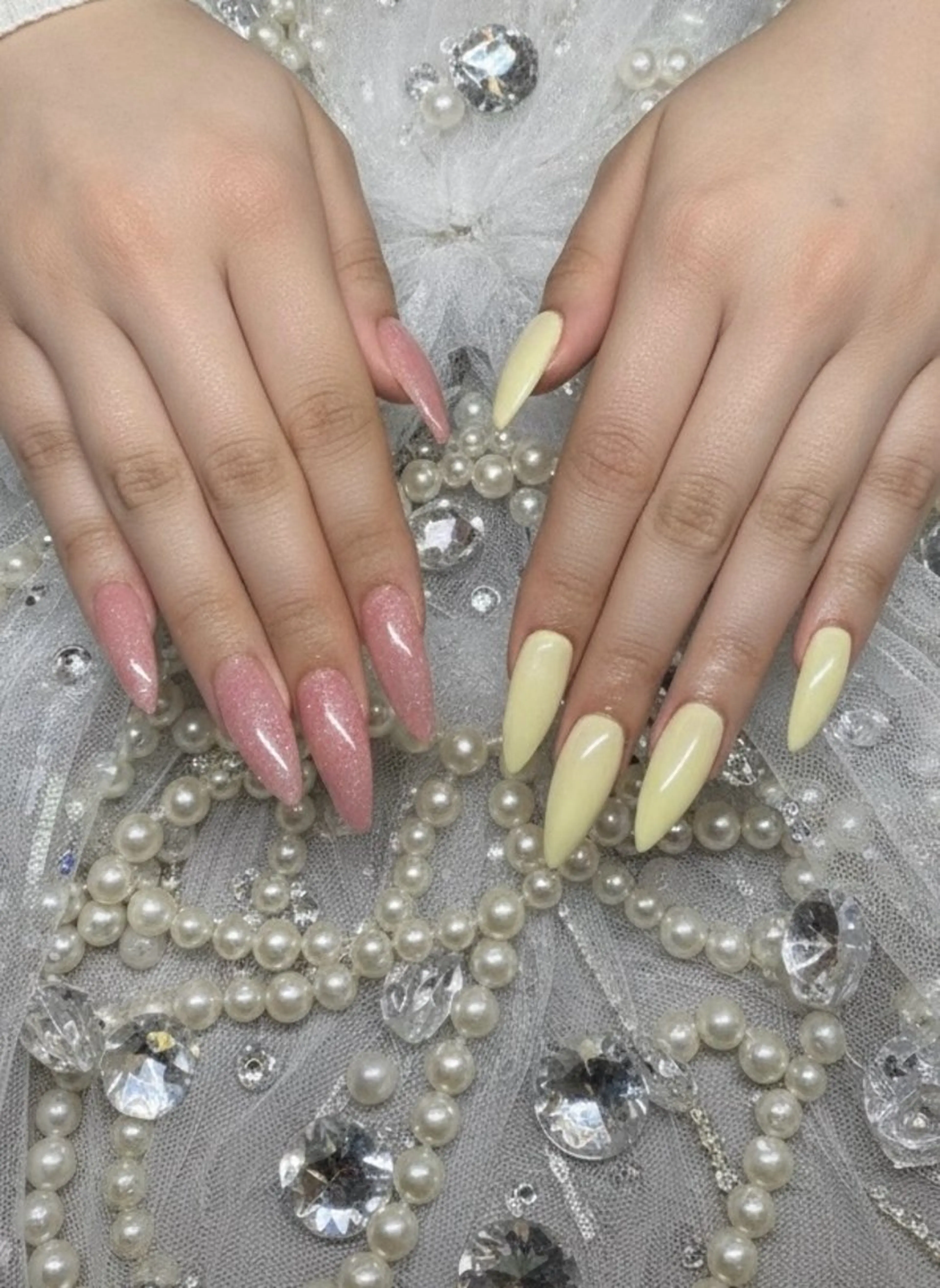 ネイル 黄色 ハンドネイル TUNEHA堂 矢場町栄5丁目のネイルデザイン