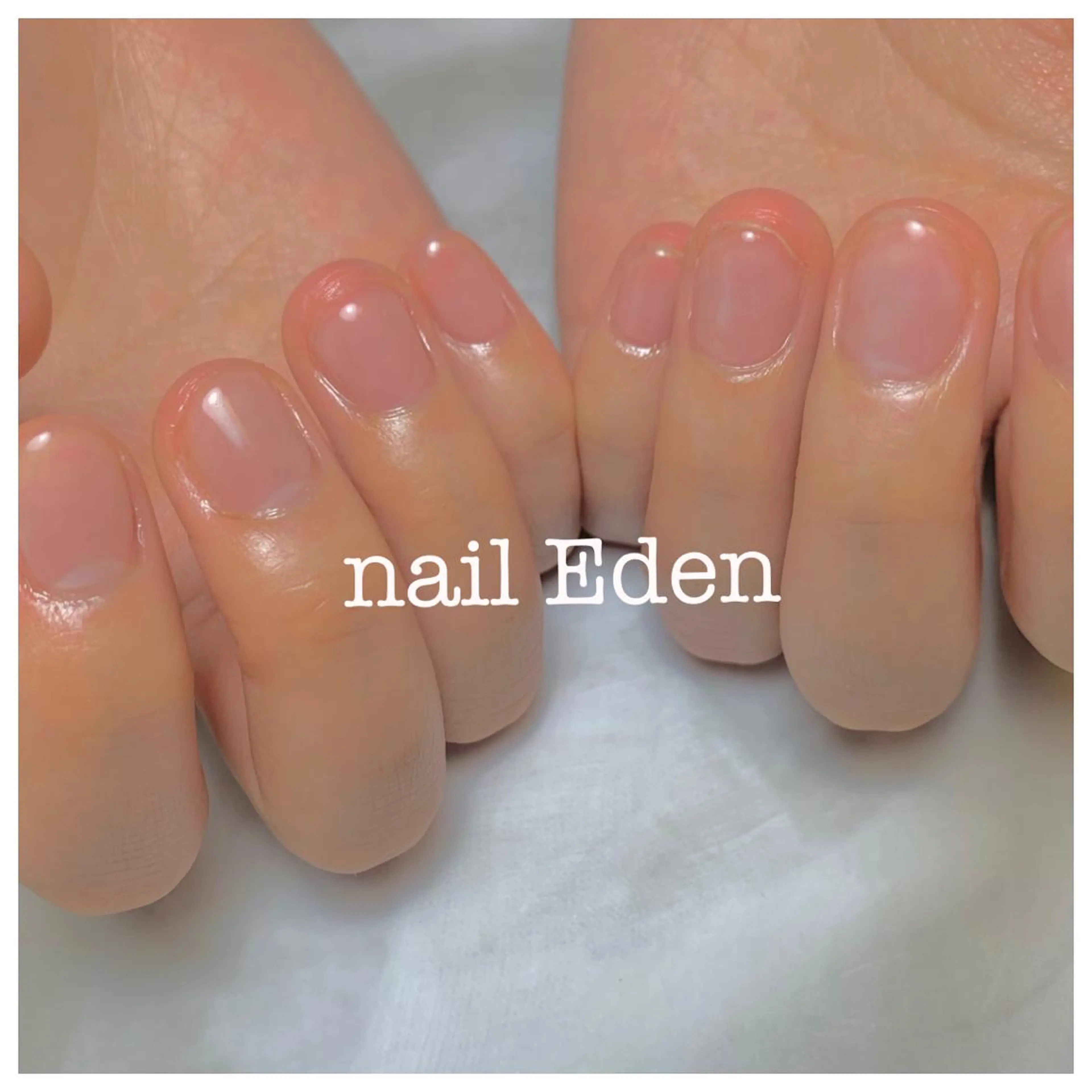 ネイル クリアネイル ハンドネイル ハンドケア Eden　private nail saron所属・Eden ♾️のネイルデザイン