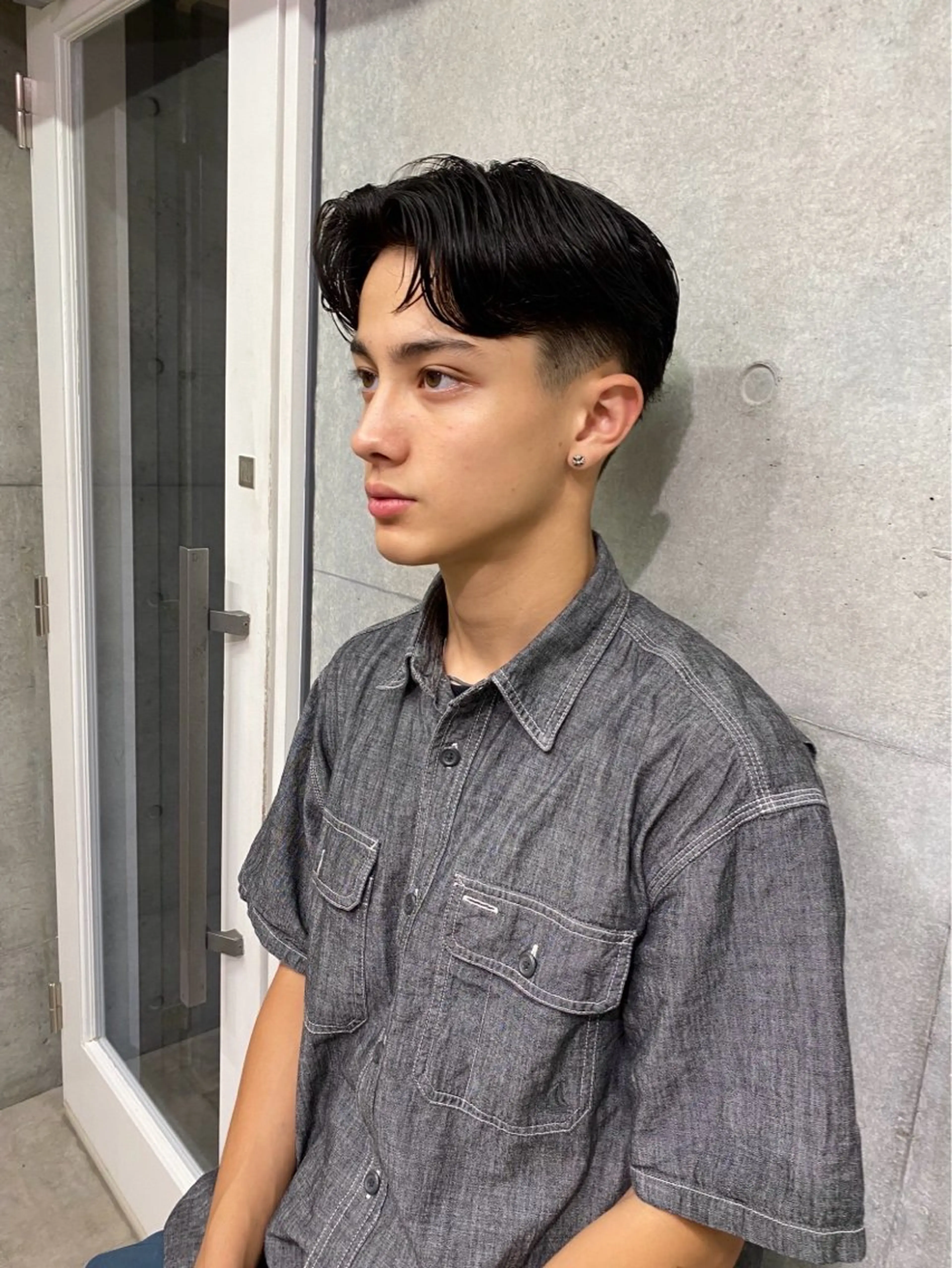 メンズカット+ニュアンスパーマの写真