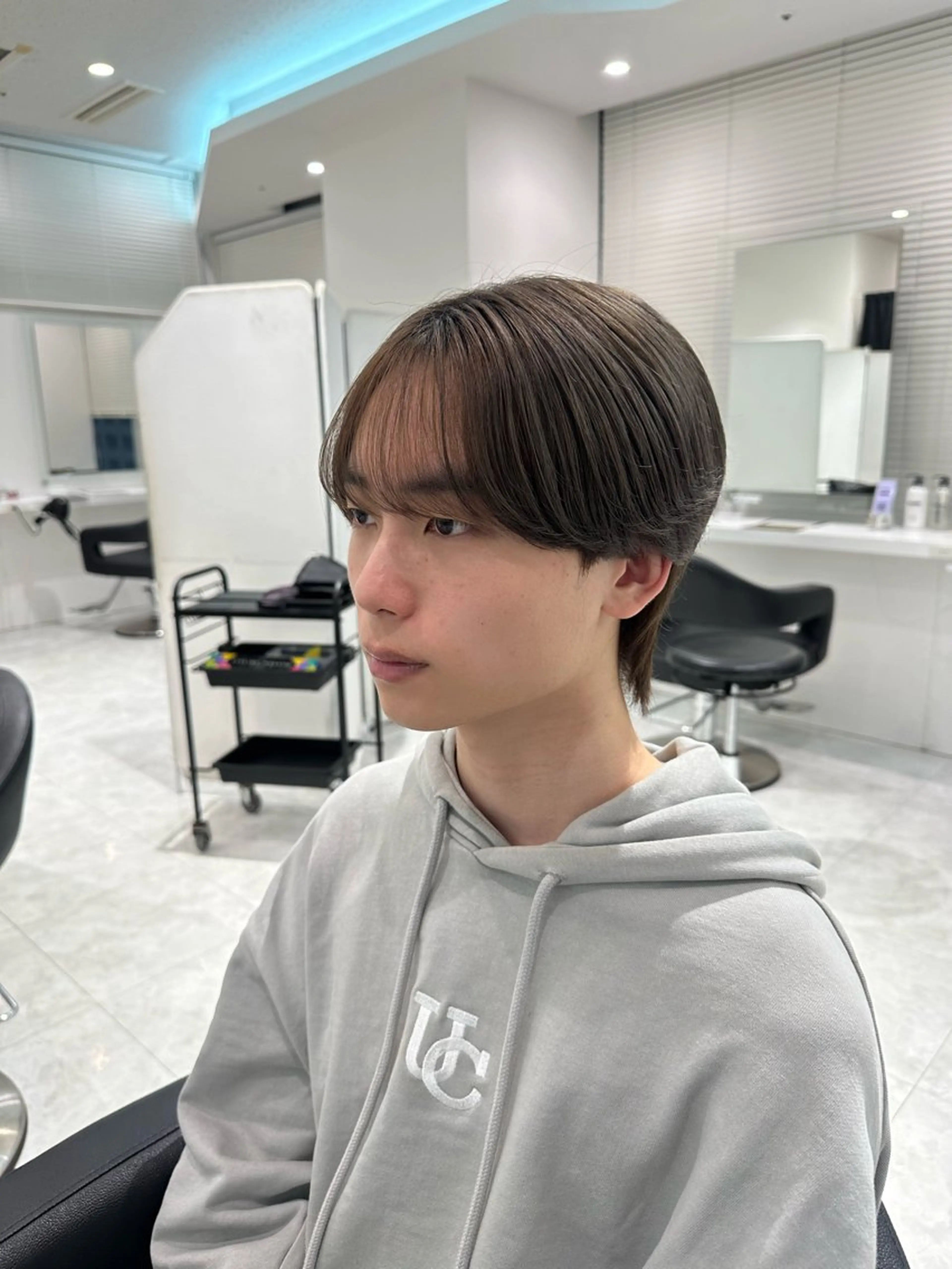 カラー メンズ ヘアカラー トリートメント ヘッドスパ 🐺メンズパーマ マッシュ　あさひ🐺のヘアスタイル