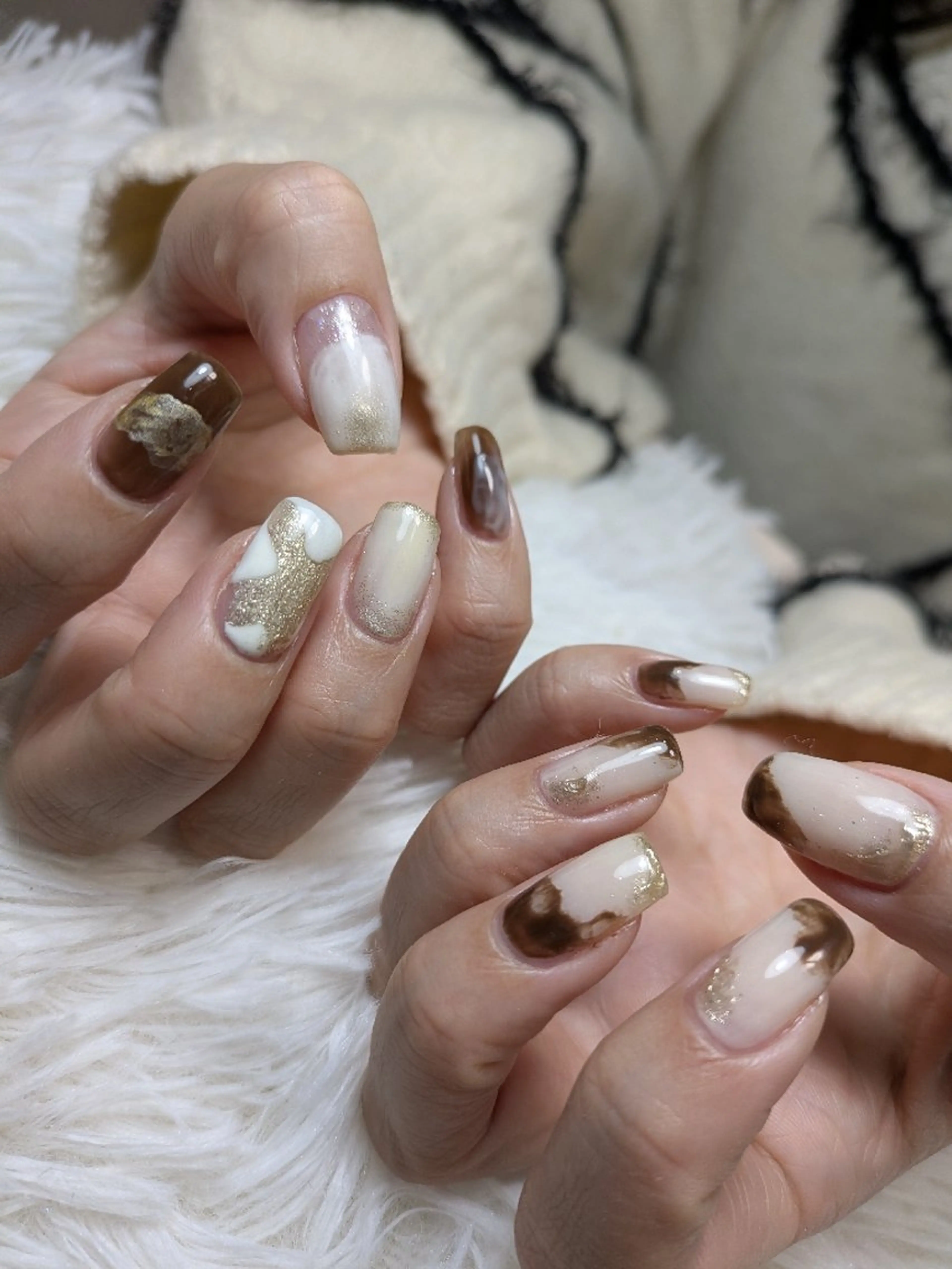 ショート ハンドネイル Nailspeace Omalyのネイルデザイン