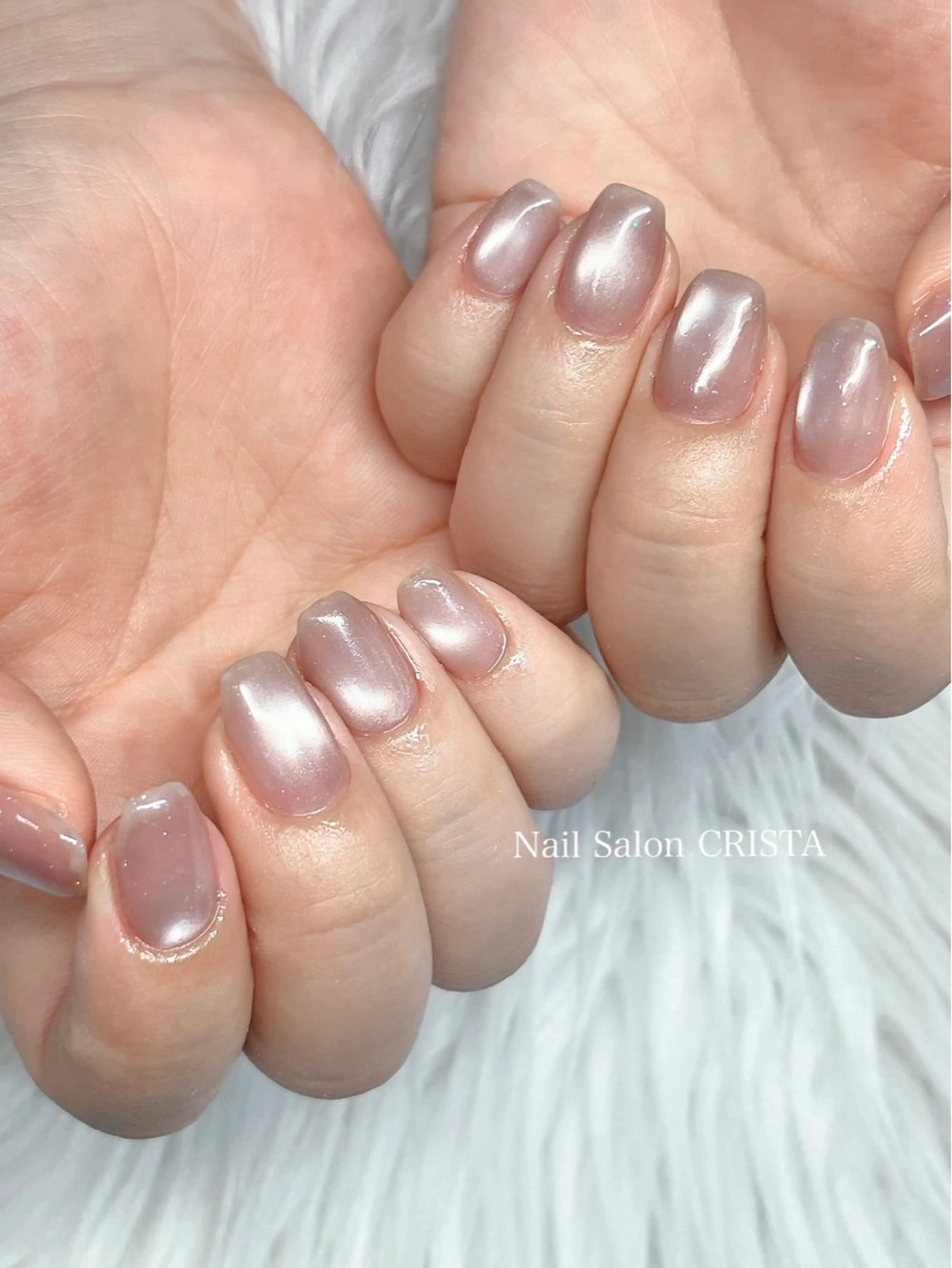 ネイル ジェルネイル マグネットネイル パラジェル ハンドネイル CRISTA所属・CRISTA MOMOのネイルデザイン