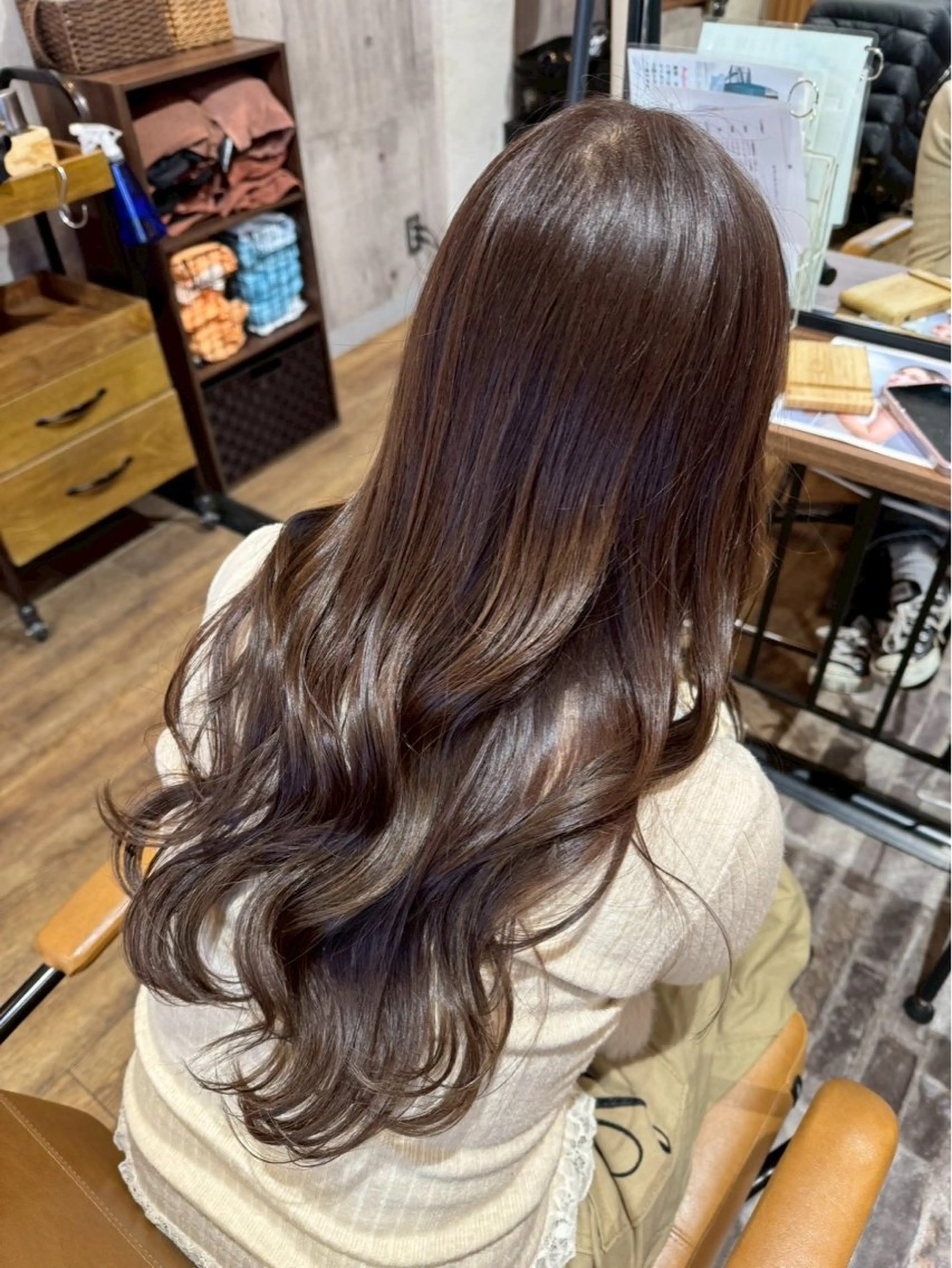 ロング 店長/ショートウルフ 髪質改善/近藤大二郎のヘアスタイル