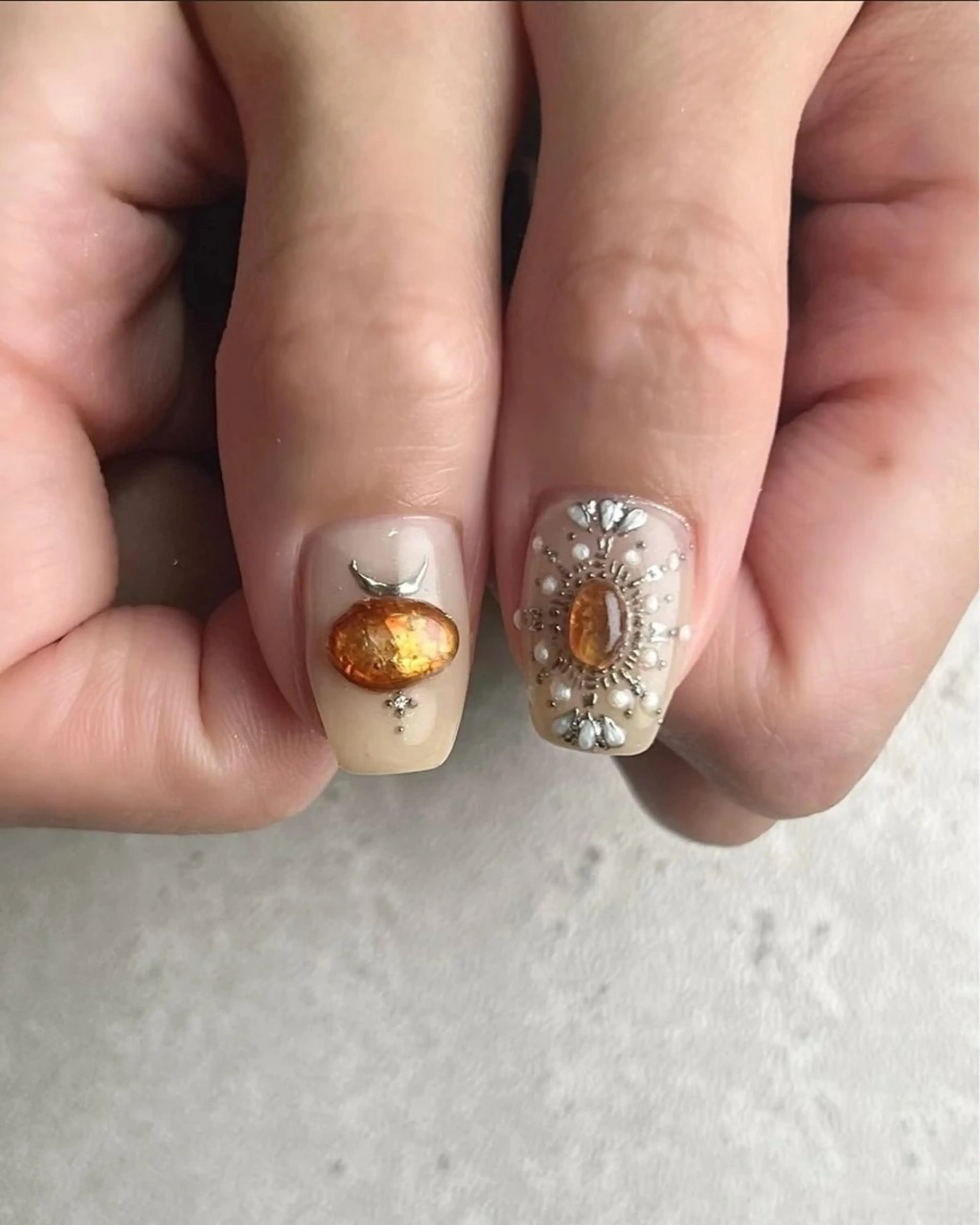 ネイル ハンドネイル AURA nailartのネイルデザイン