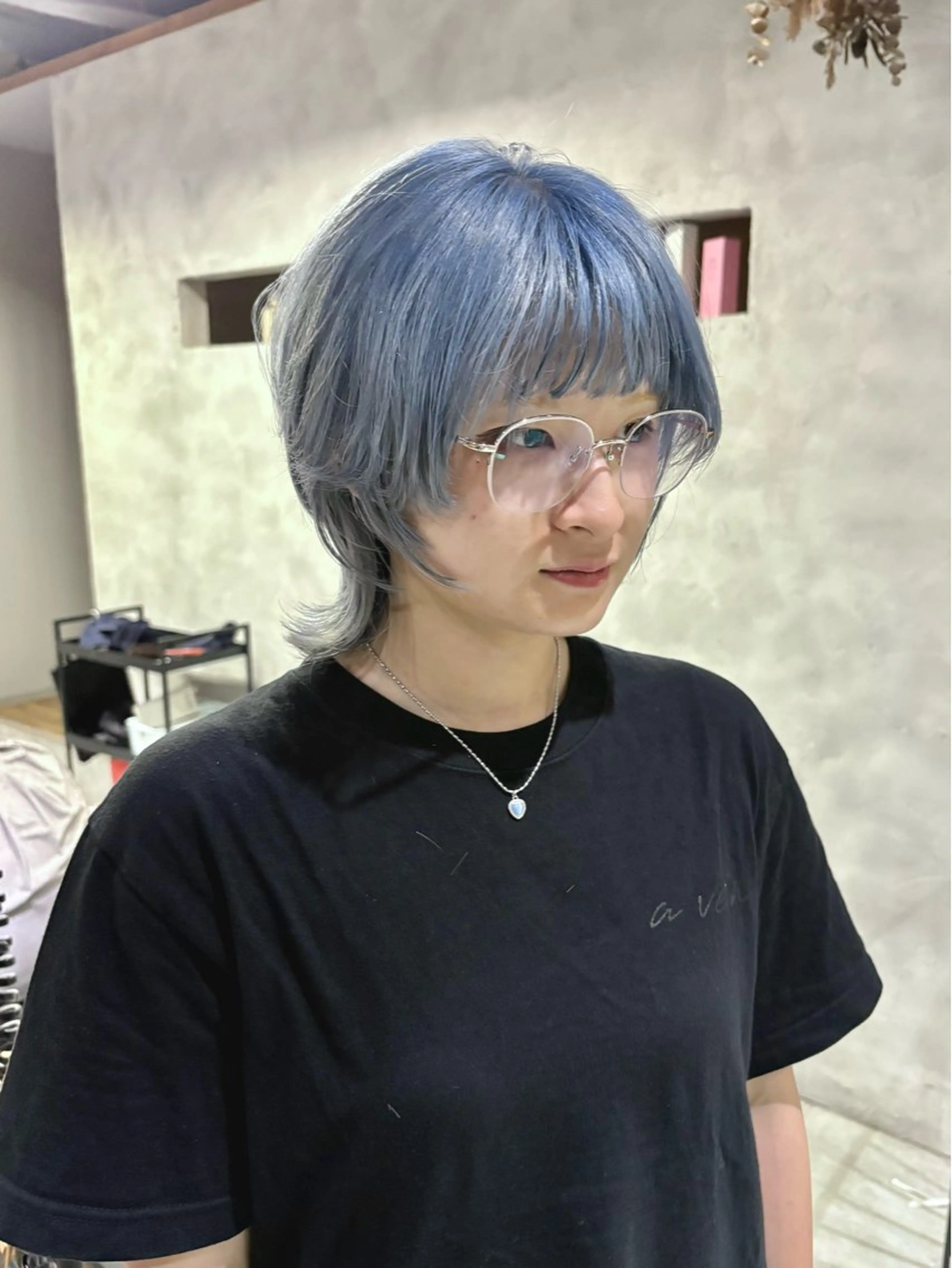 ショート カラー カット ヘアカラー すぎもと さき⚡️ レイヤー･*パーマのヘアスタイル