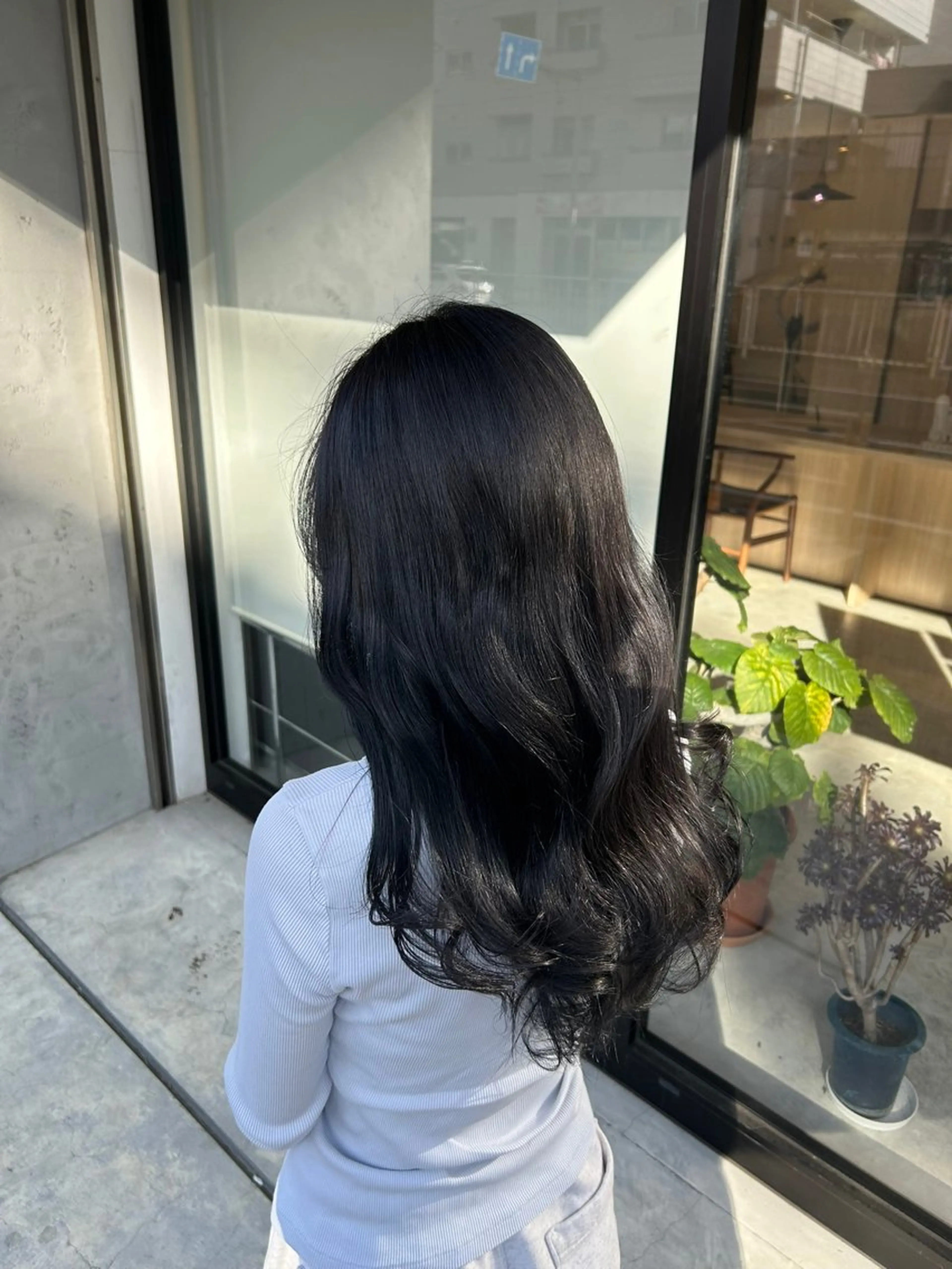 セミロング カット ヘアカラー HASIMOTO jijibyMOPSのヘアスタイル