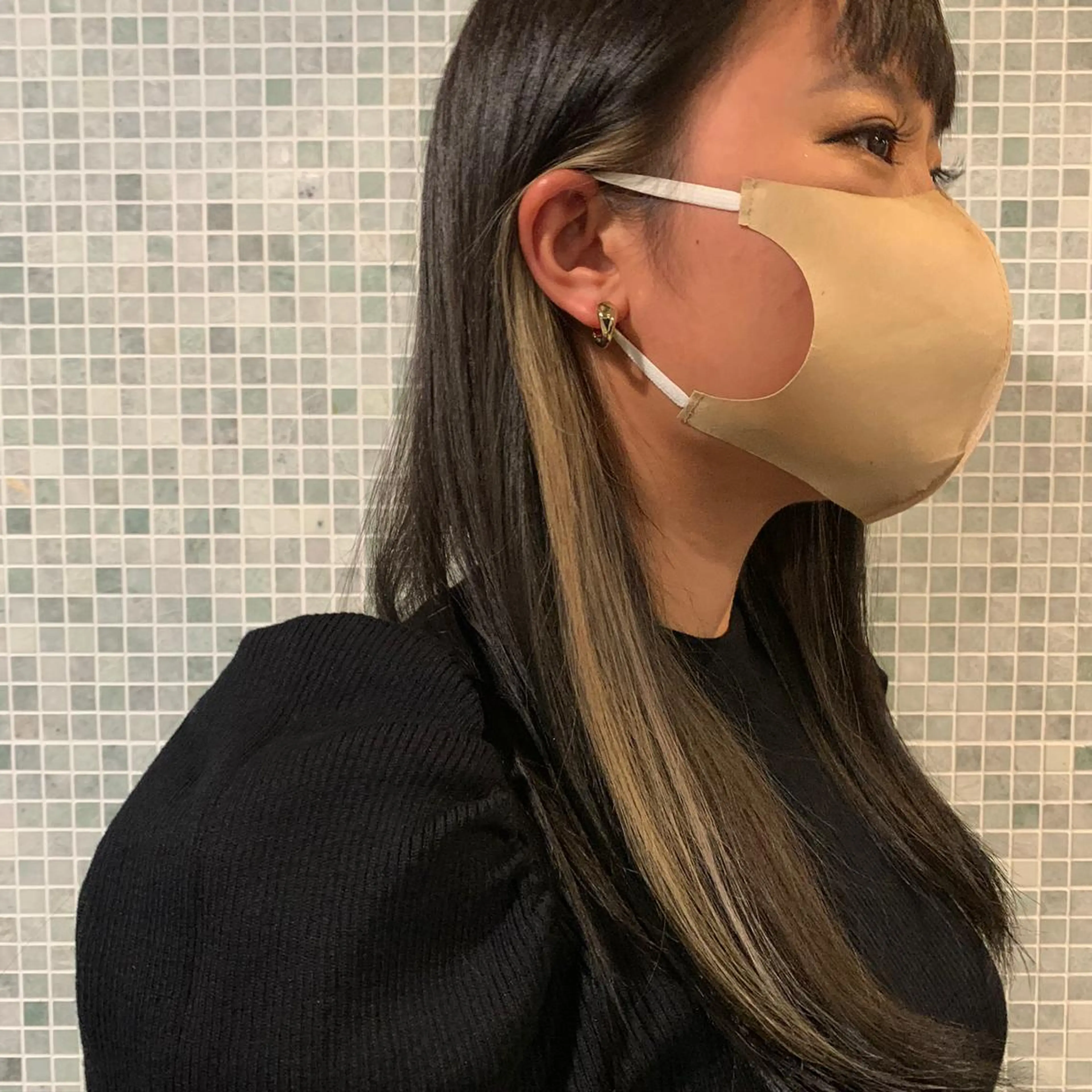 カット＋こだわりインナーカラー＋3STEPトリートメント頭の形を考えながら、縛っても下ろしても可愛い髪へ✨の写真