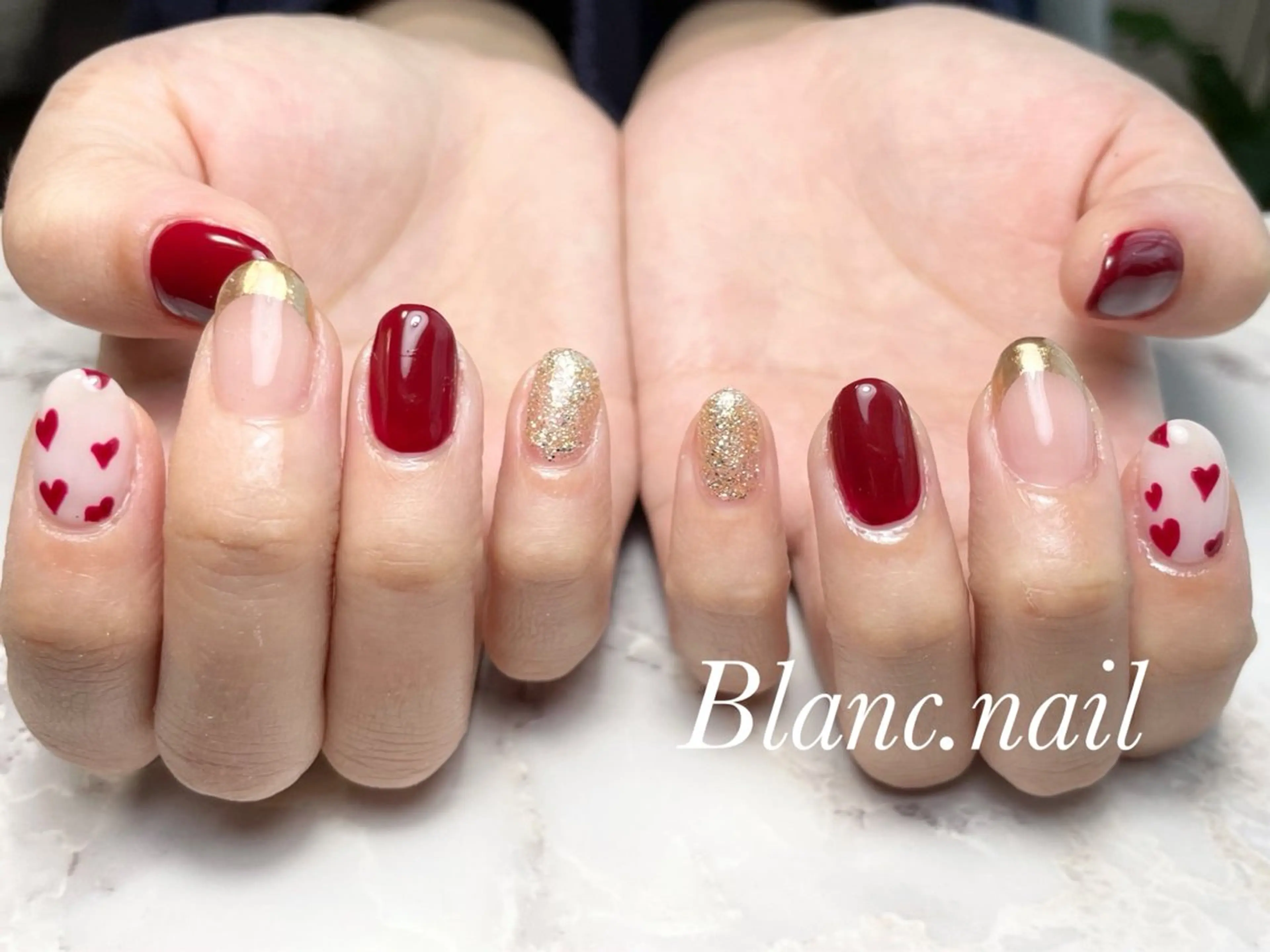 ネイル ハンドネイル BLANCEnail所属・BLANCnail yuuのネイルデザイン