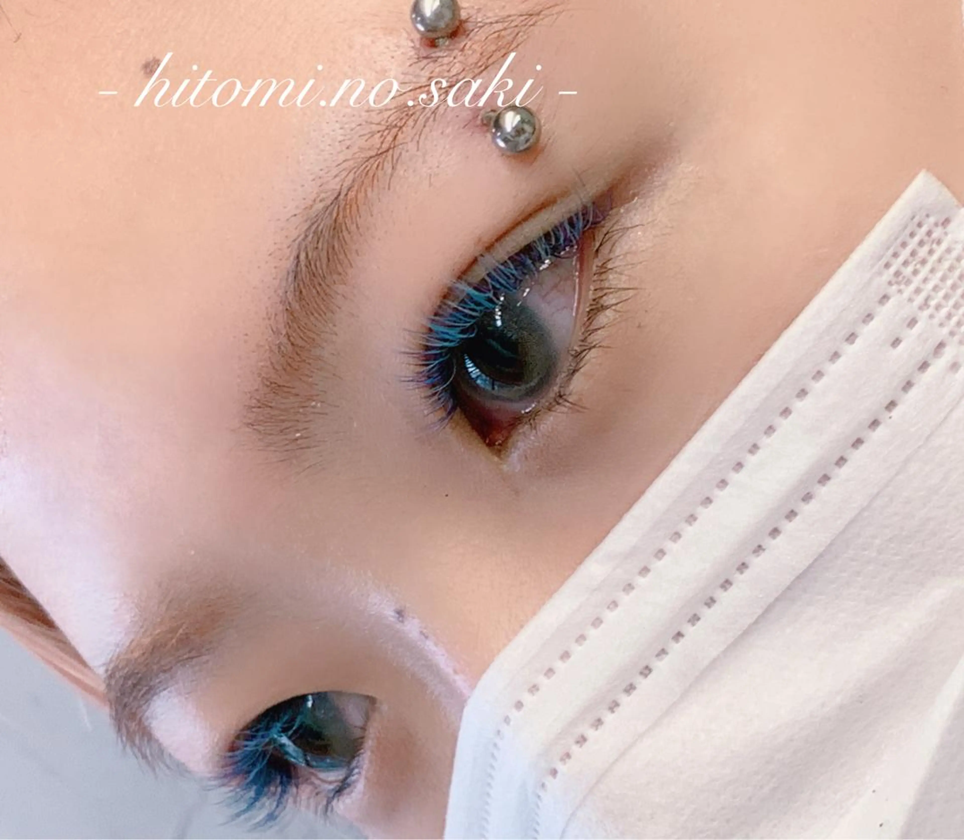 マツエク・マツパ 付け放題 マツナガ☺︎ // Afterのマツエク・マツパデザイン