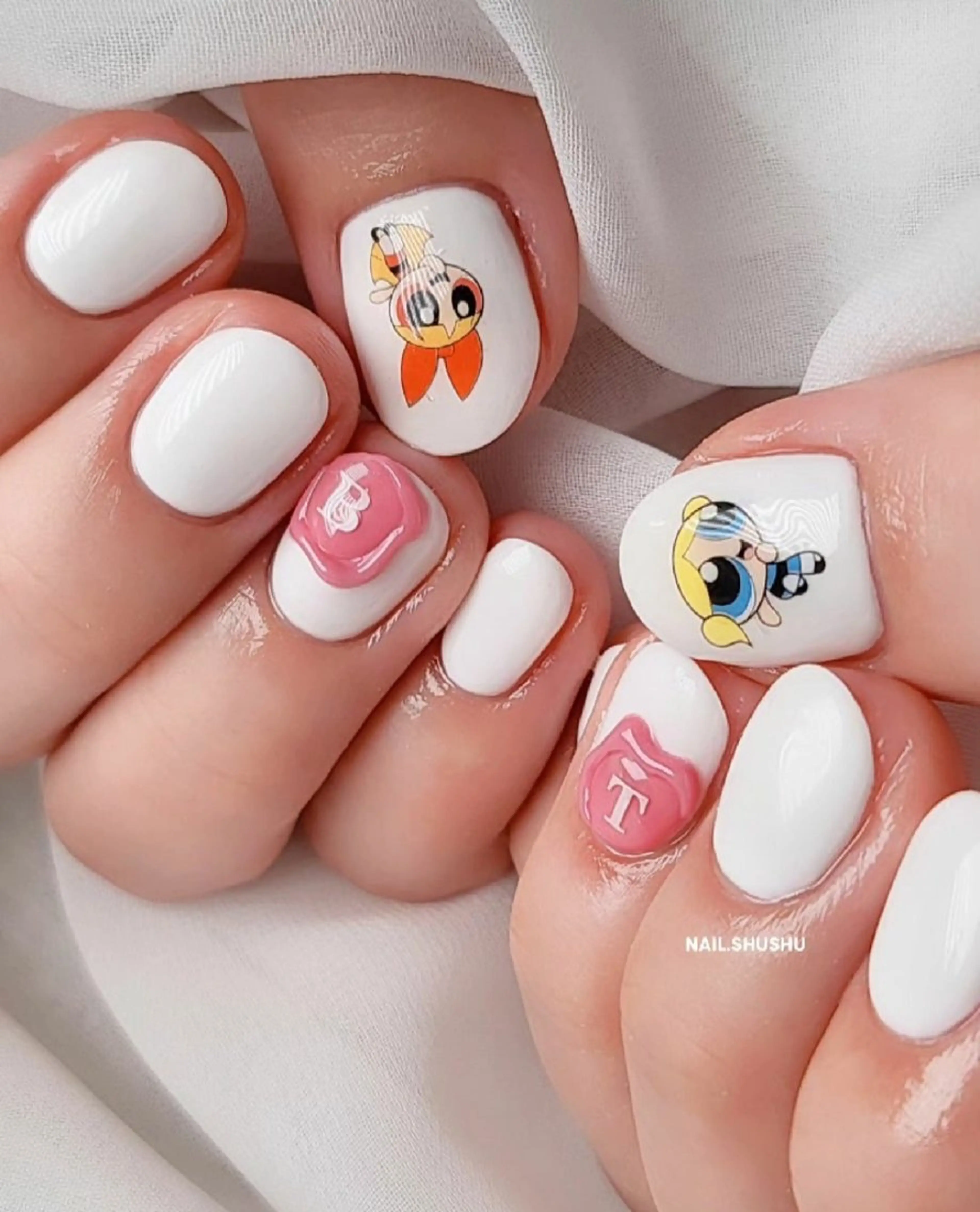 ネイル 持ち込み ニュアンスネイル ワンカラーネイル シンプルネイル 夏ネイル 3dパーツ/流行り 👧shushu❤️のネイルデザイン