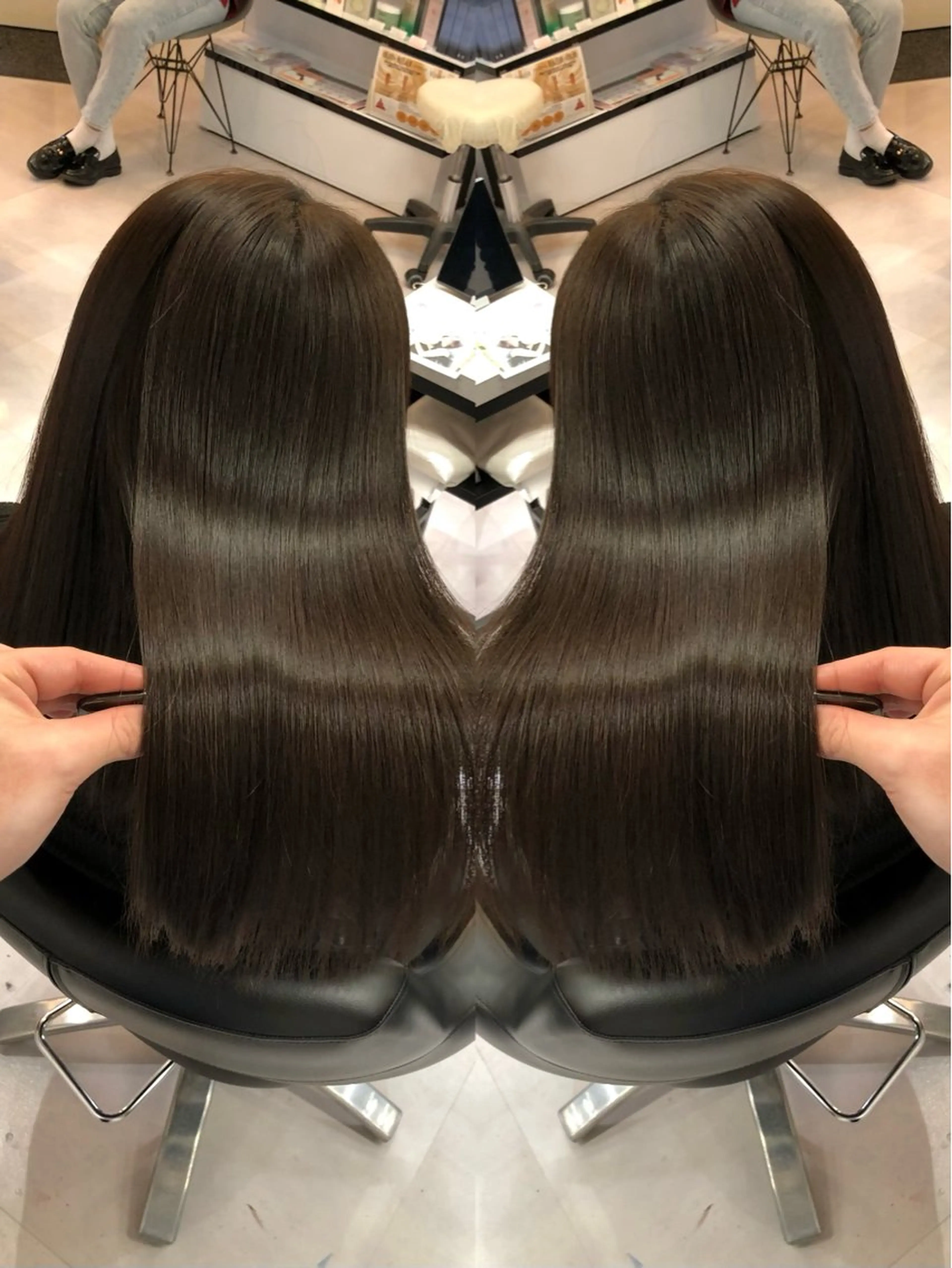 ロング カラー 🦋レイヤー✖︎ 髪質改善🦋リョウヤのヘアスタイル