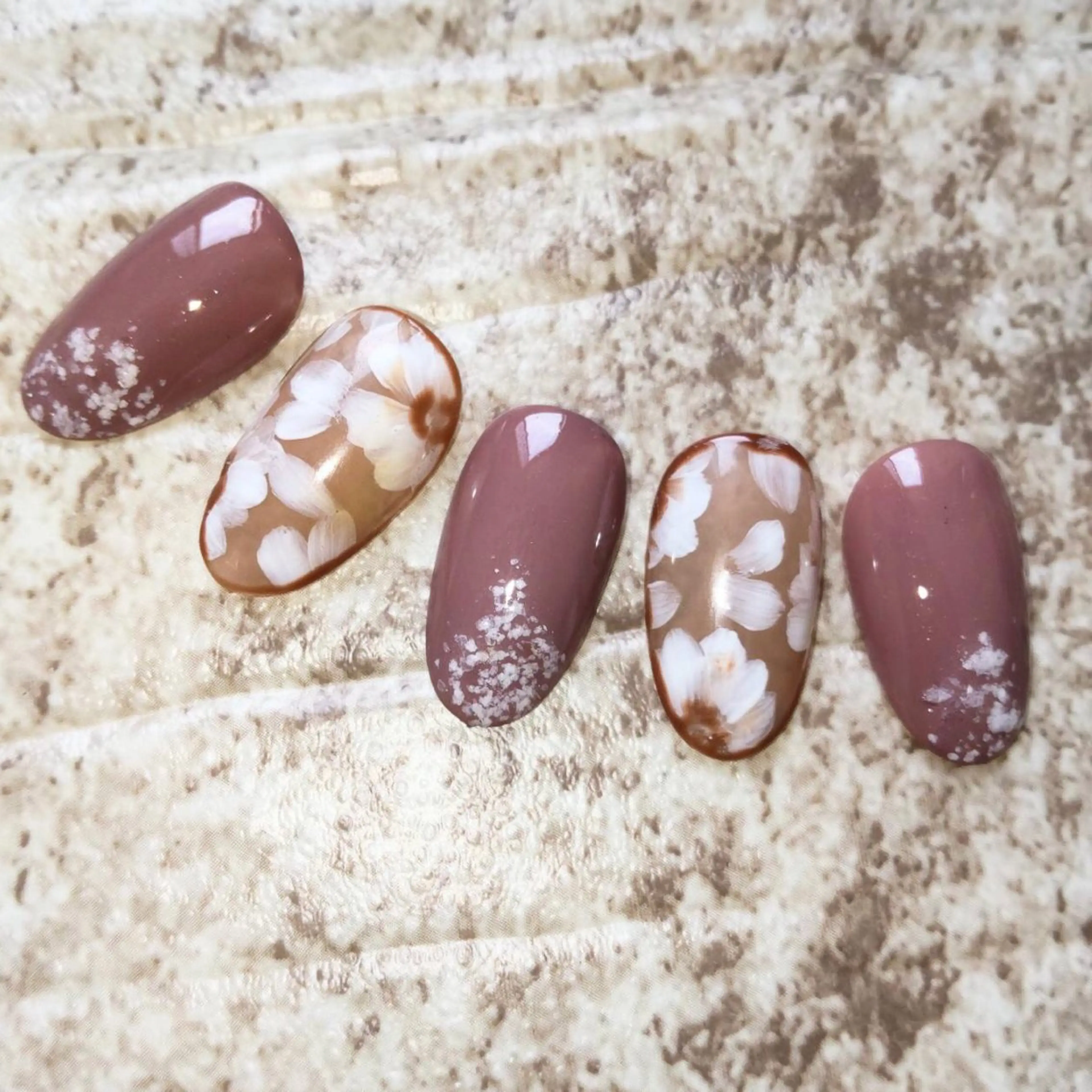 ネイル 自爪育成ネイルケア Lena  nailのネイルデザイン