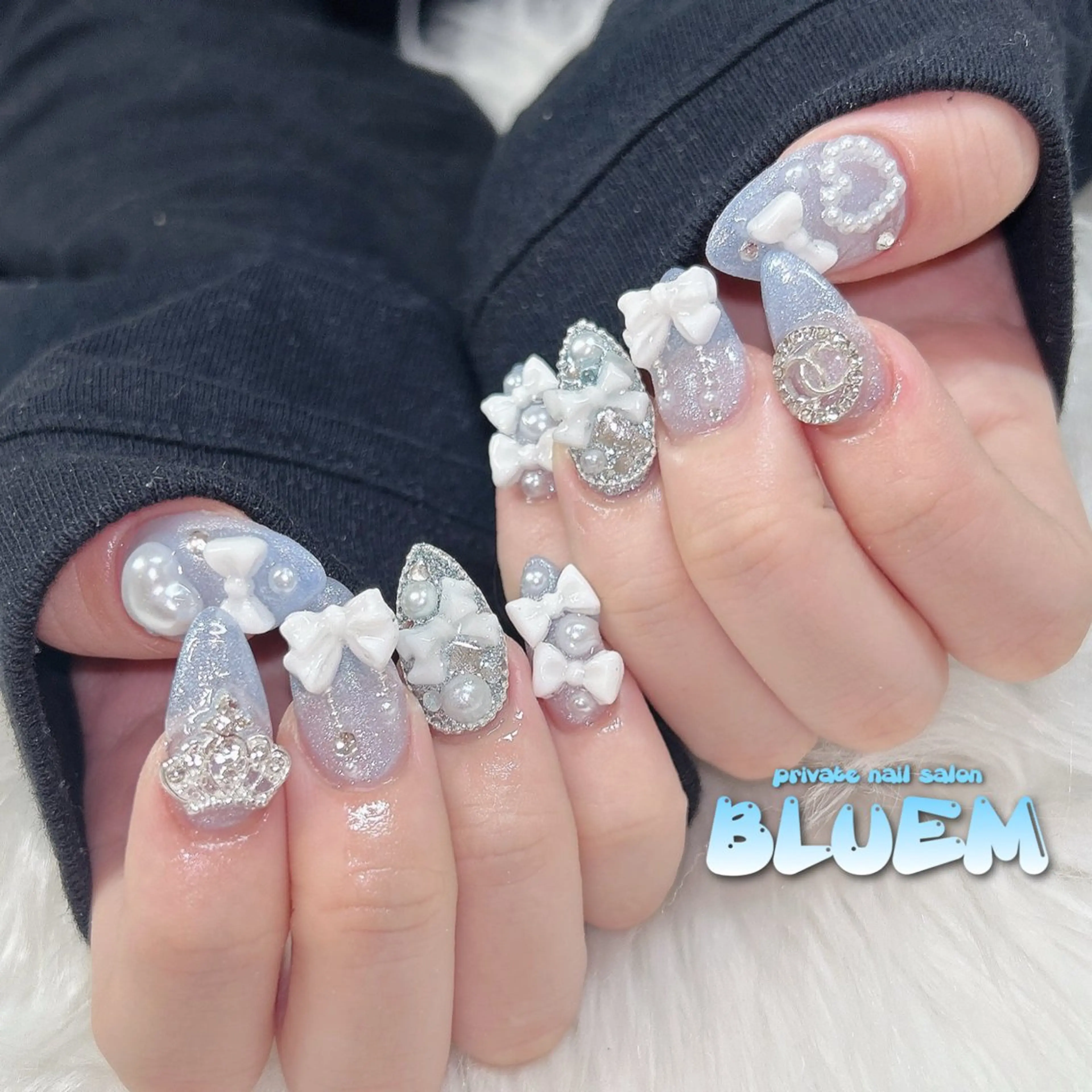 ネイル ハンドネイル BLUEM なな🐶のネイルデザイン