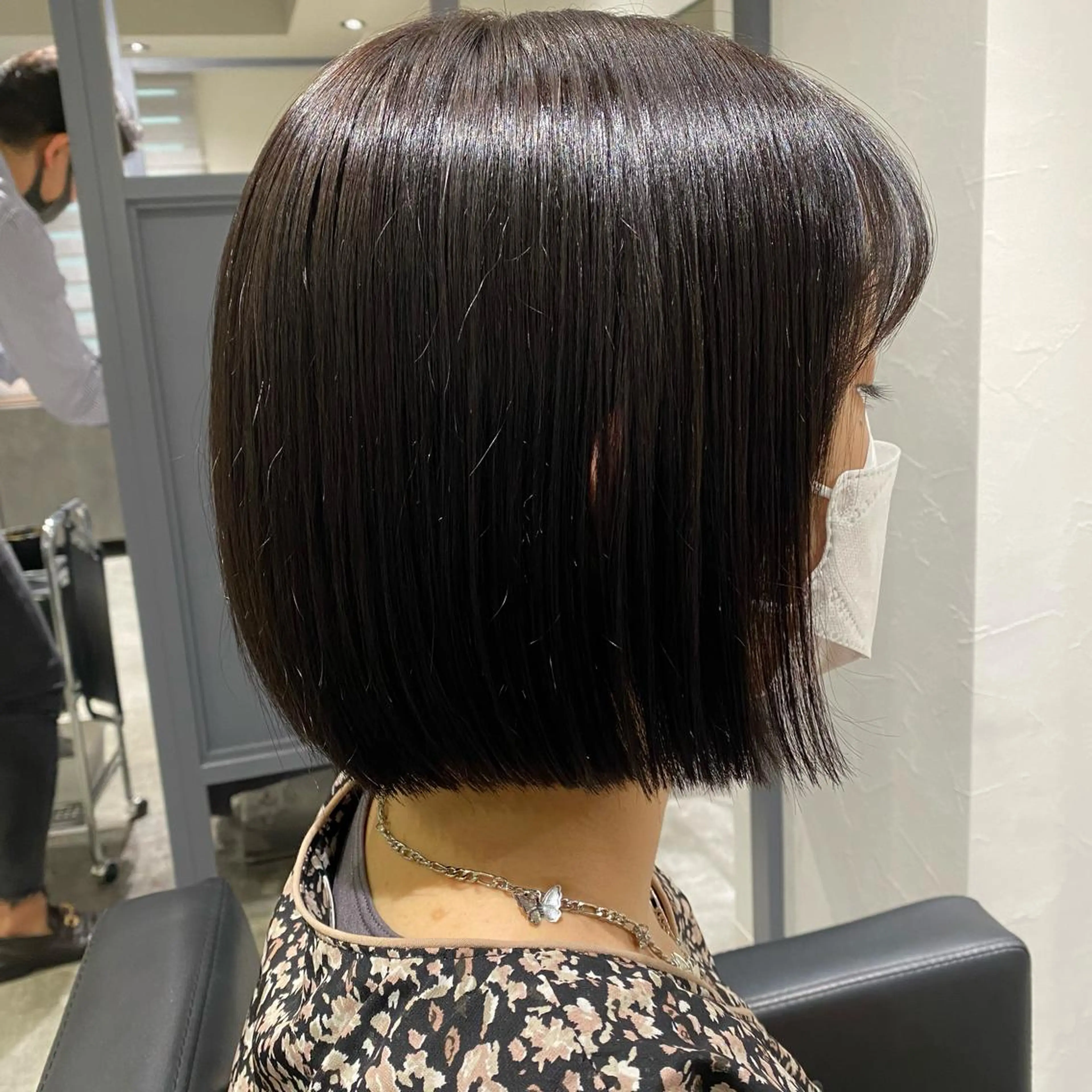 ミディアム esu心斎橋所属・esu☀️勇美☀️ 髪質改善ストレートのヘアスタイル
