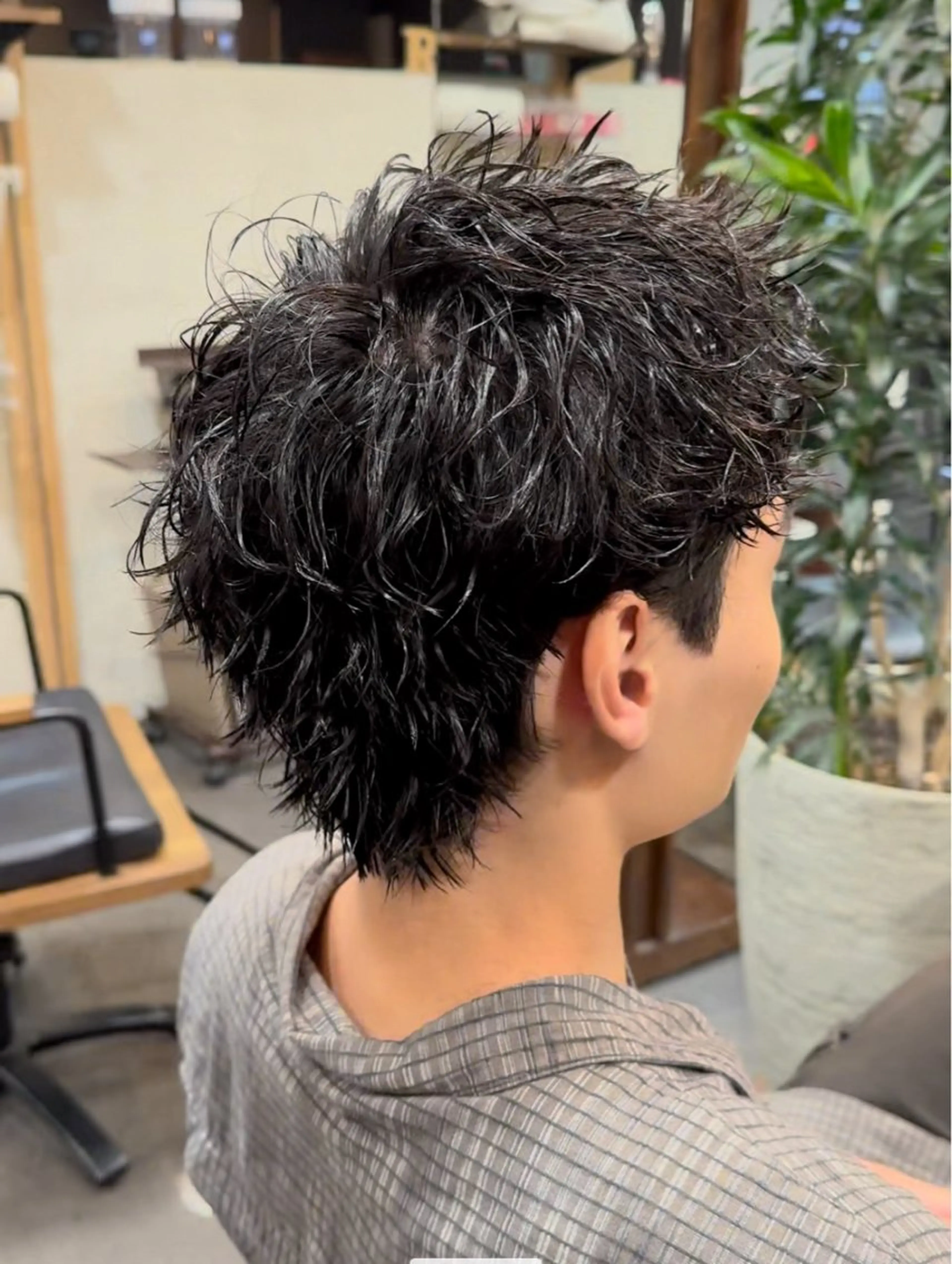 パーマ メンズ メンズパーマ スパイキーショート カット パーマ 年間2000名担当◎ パーマ職人/仲原佑樹のヘアスタイル