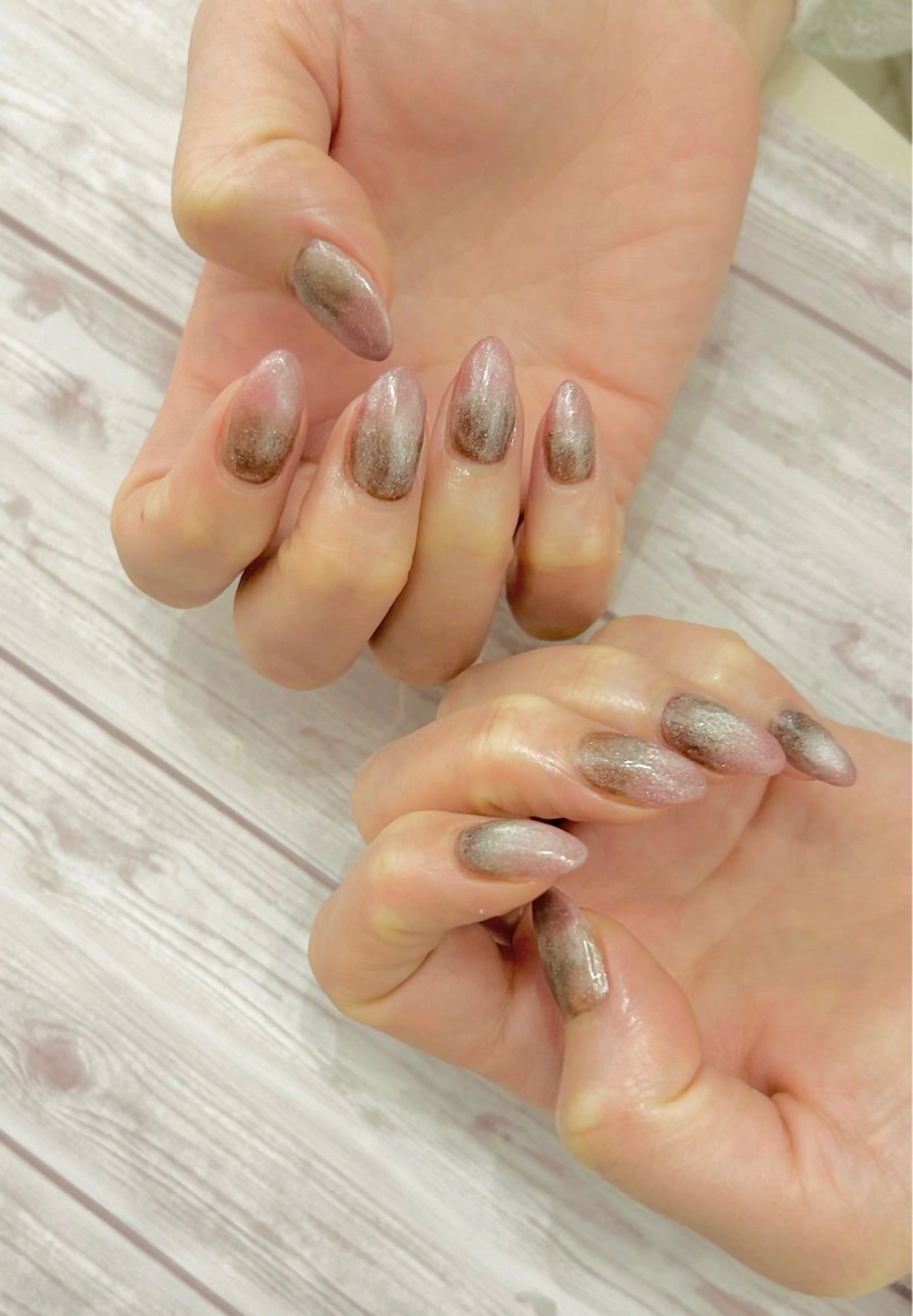 ネイル グラデーション ハンドネイル MYu Beauty Salon YURIのネイルデザイン