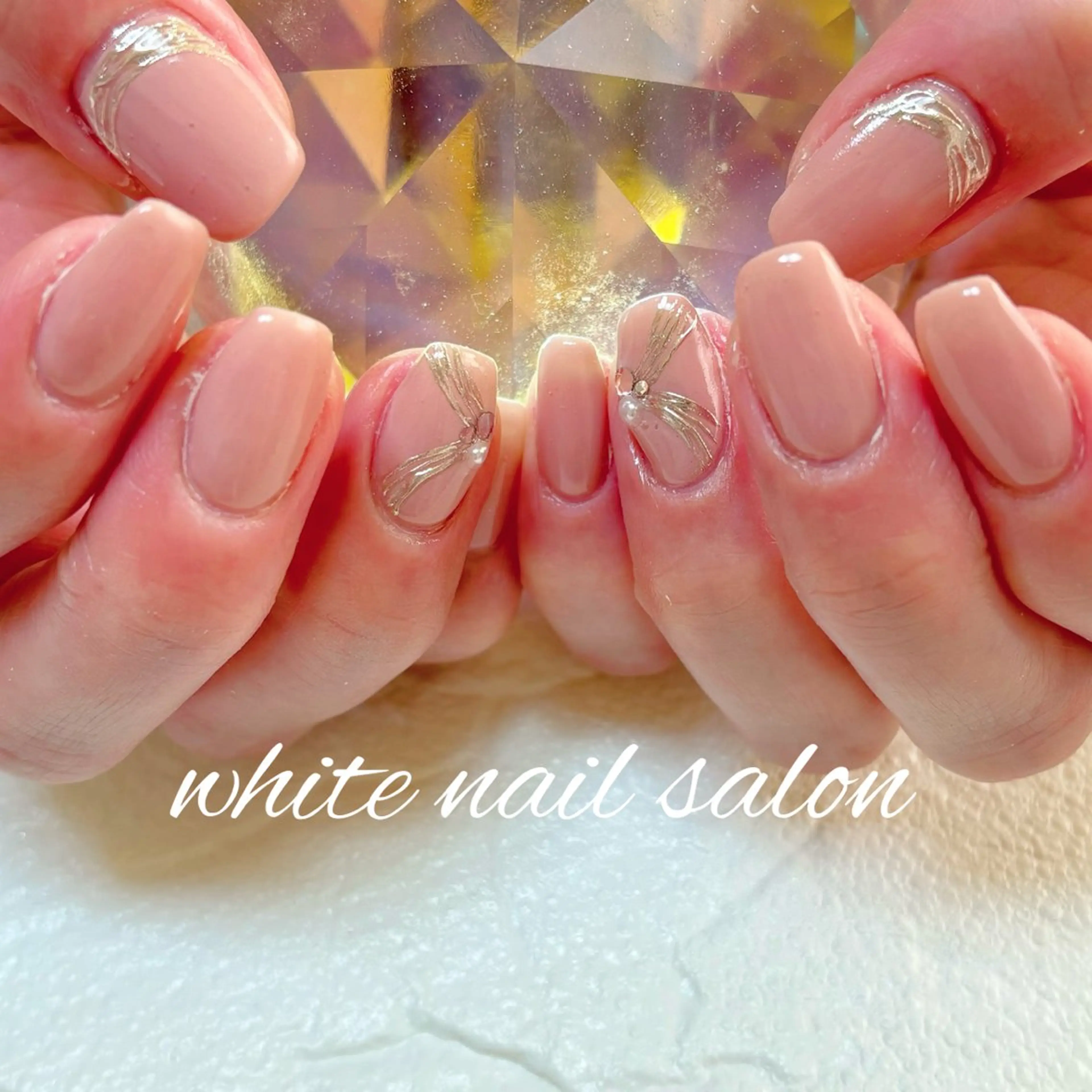 ネイル フットネイル 持ち込み ハンドネイル white nail salonのネイルデザイン