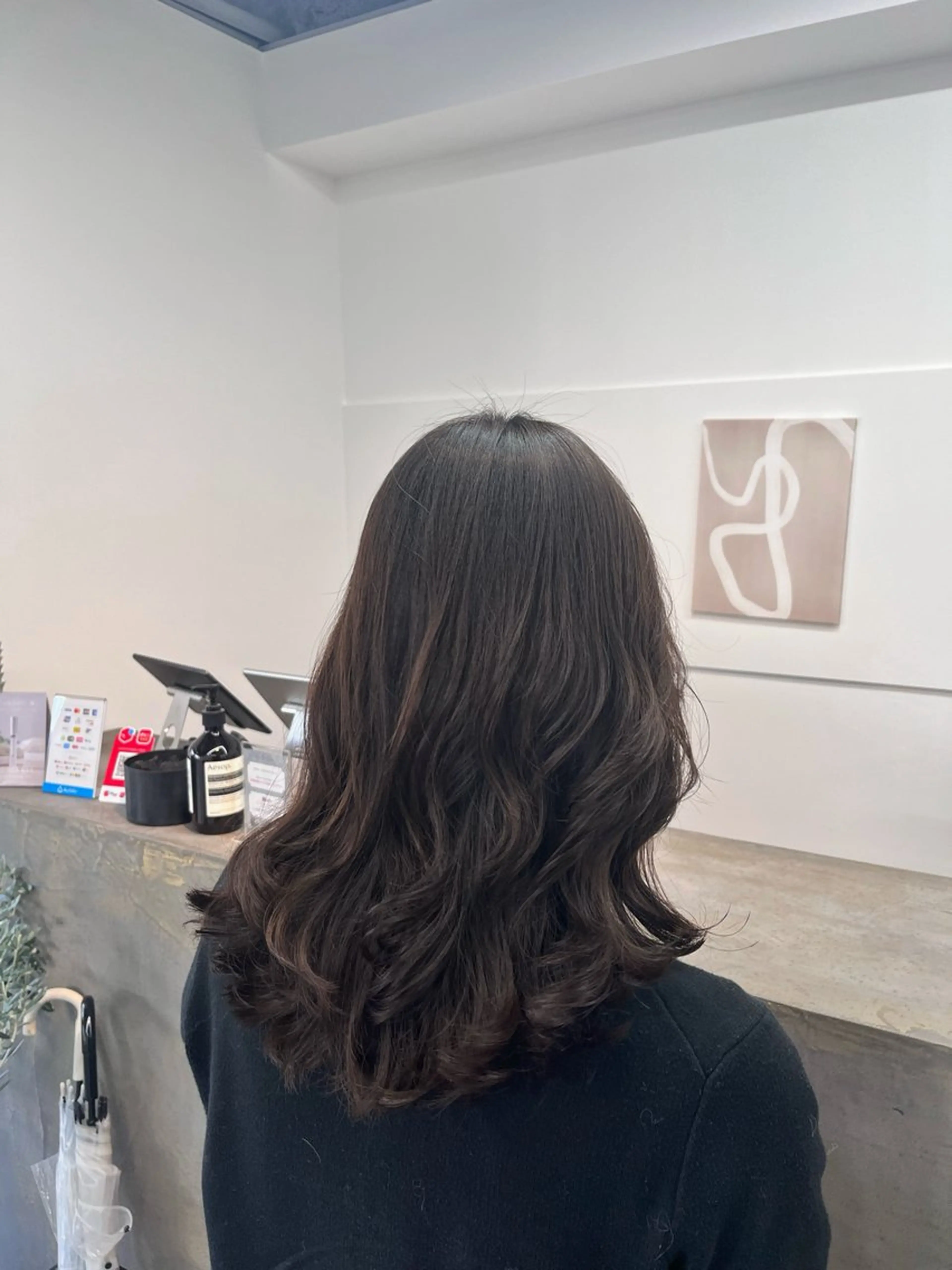 ミディアム パーマ hair salon SILLO.のヘアスタイル