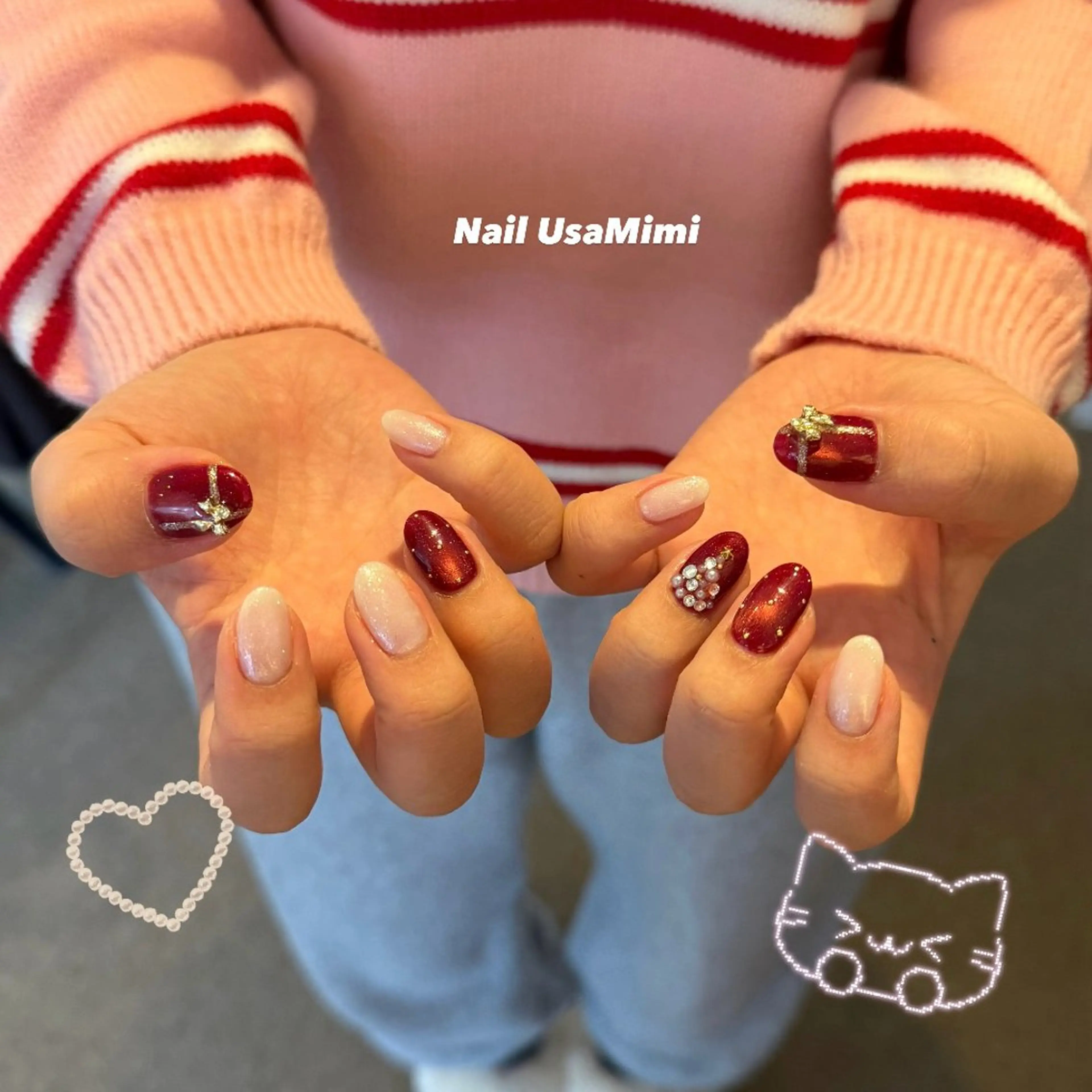 ネイル ハンドネイル 本町NailUsaM imi KEINAのネイルデザイン