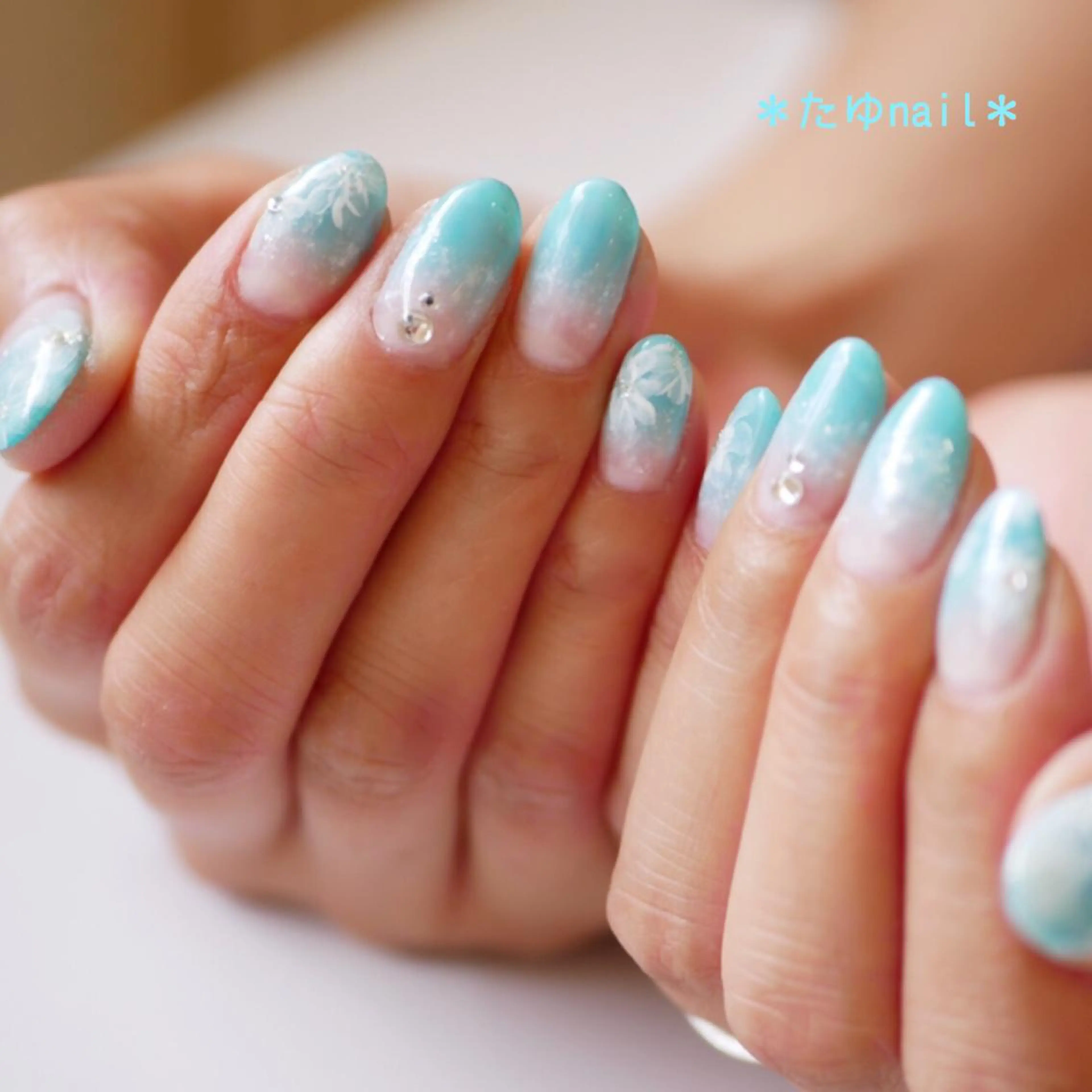 ネイル ハンドネイル ネイルサロン・ネイルスクール　たゆnail所属・ネイルサロン 【たゆnail】のネイルデザイン