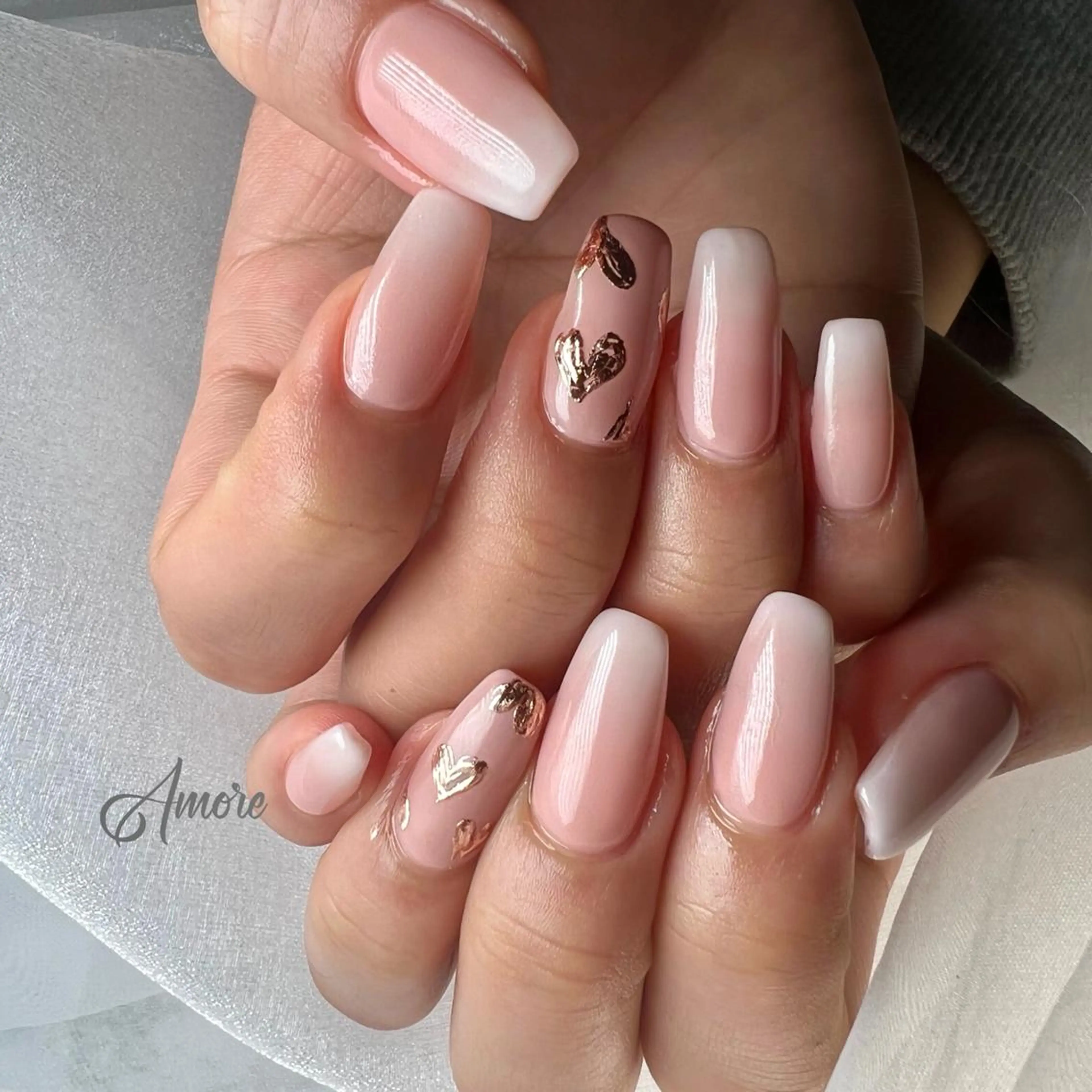 ネイル ジェルネイル ミラーネイル オフィスネイル パラジェル You kyehwaのネイルデザイン