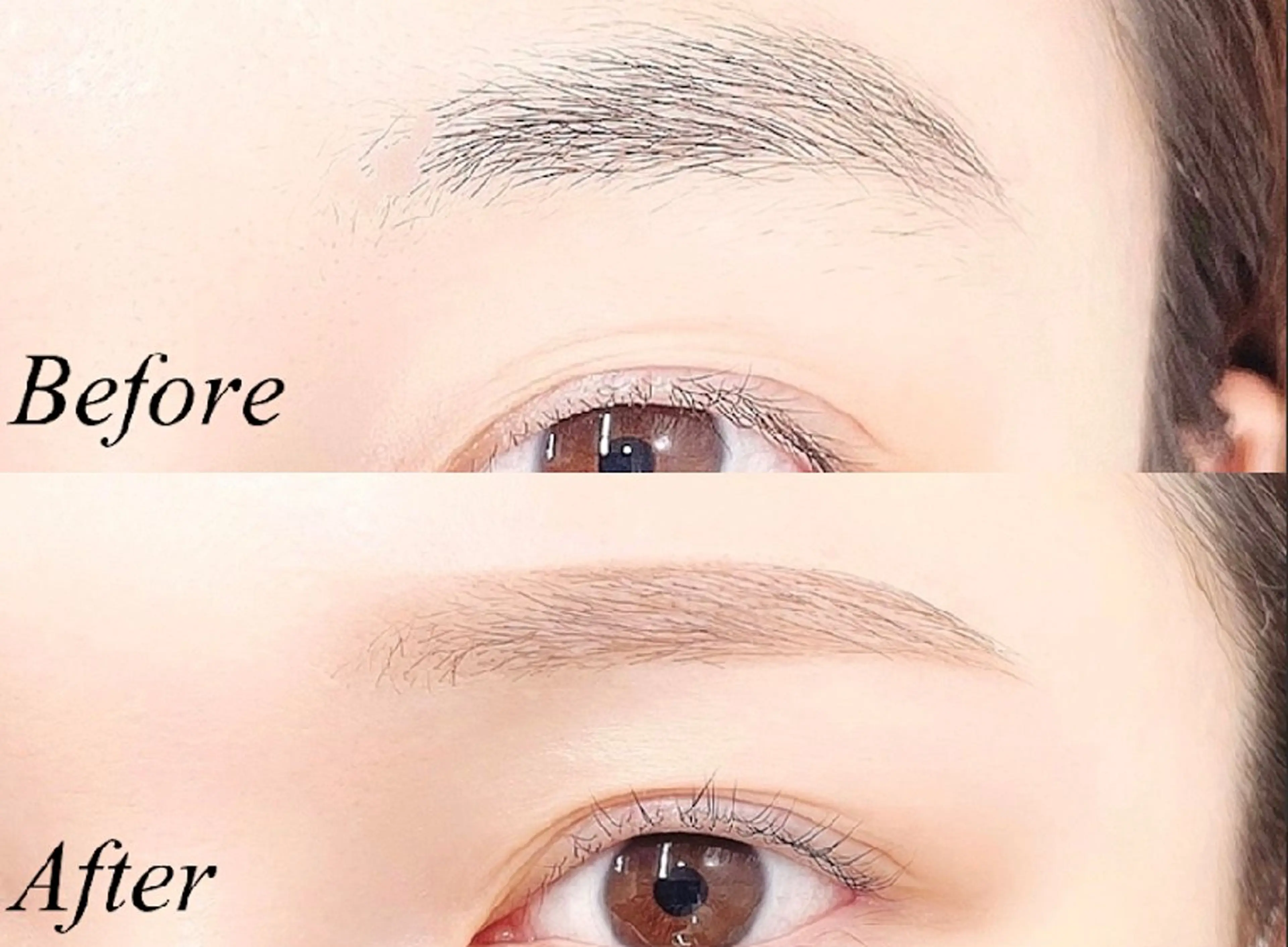 学割U24🎓《ナチュラル眉🌱》美眉アイブロウWAX+間引き (メイク込)の写真