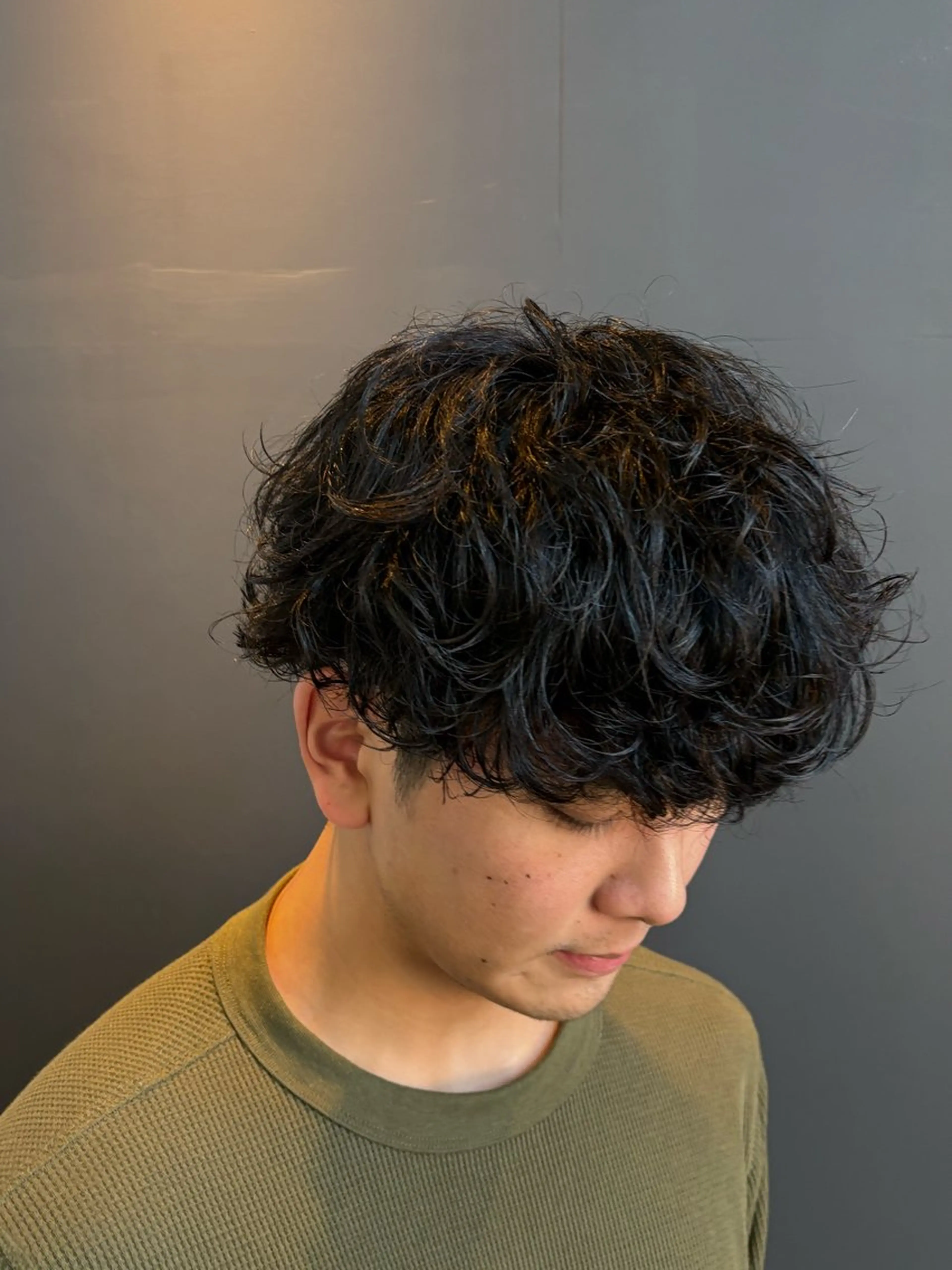 パーマ メンズ メンズパーマ LATTE 伊勢崎所属・金子 巧のヘアスタイル