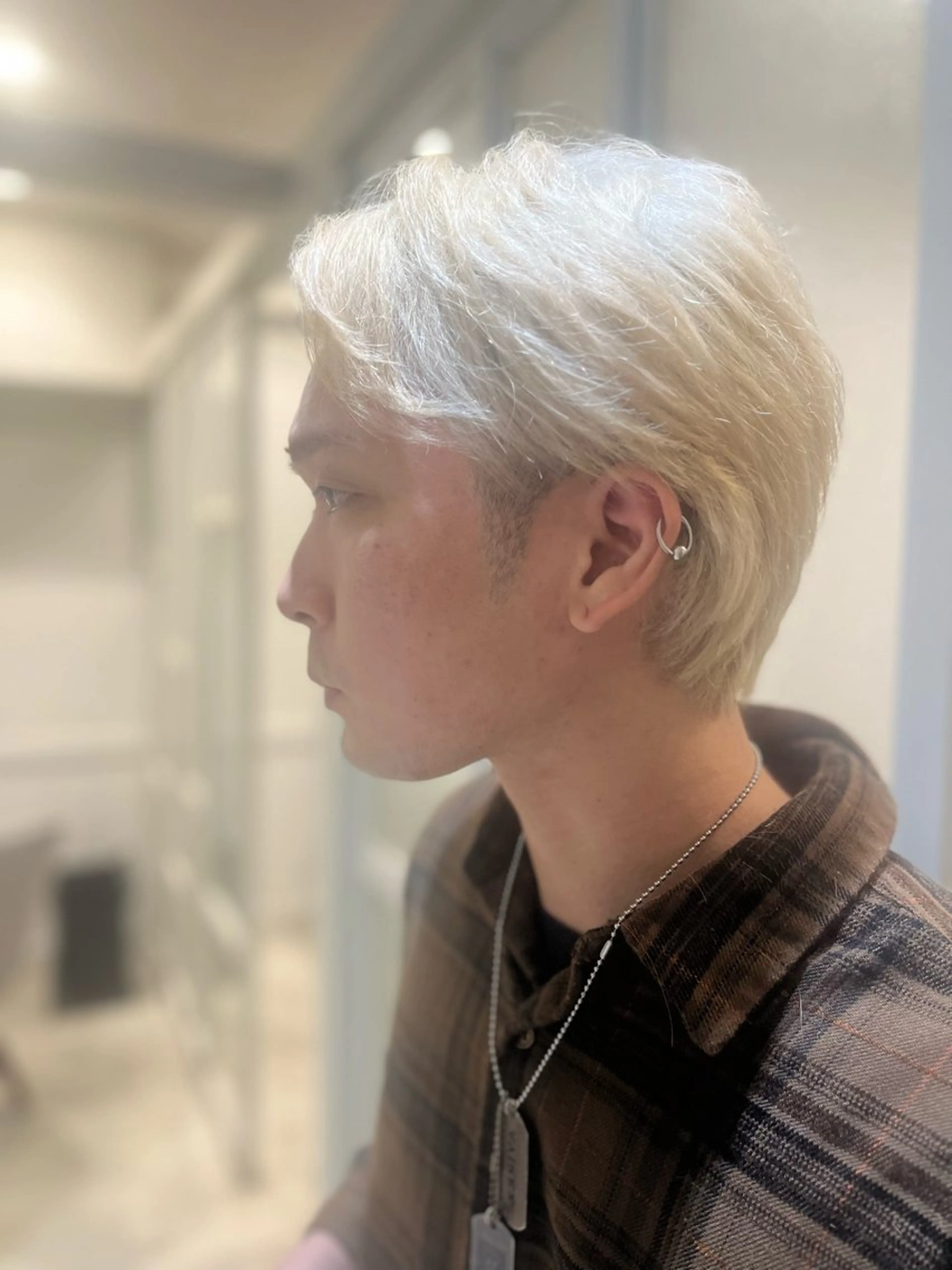 カラー メンズ メンズブリーチ ブリーチ 透明感カラー ダブルカラー 髪質改善 カット ヘアカラー トリートメント ヘッドスパ Go   Today シェアサロン　横浜店所属・【ただの天才 🎨】のヘアスタイル