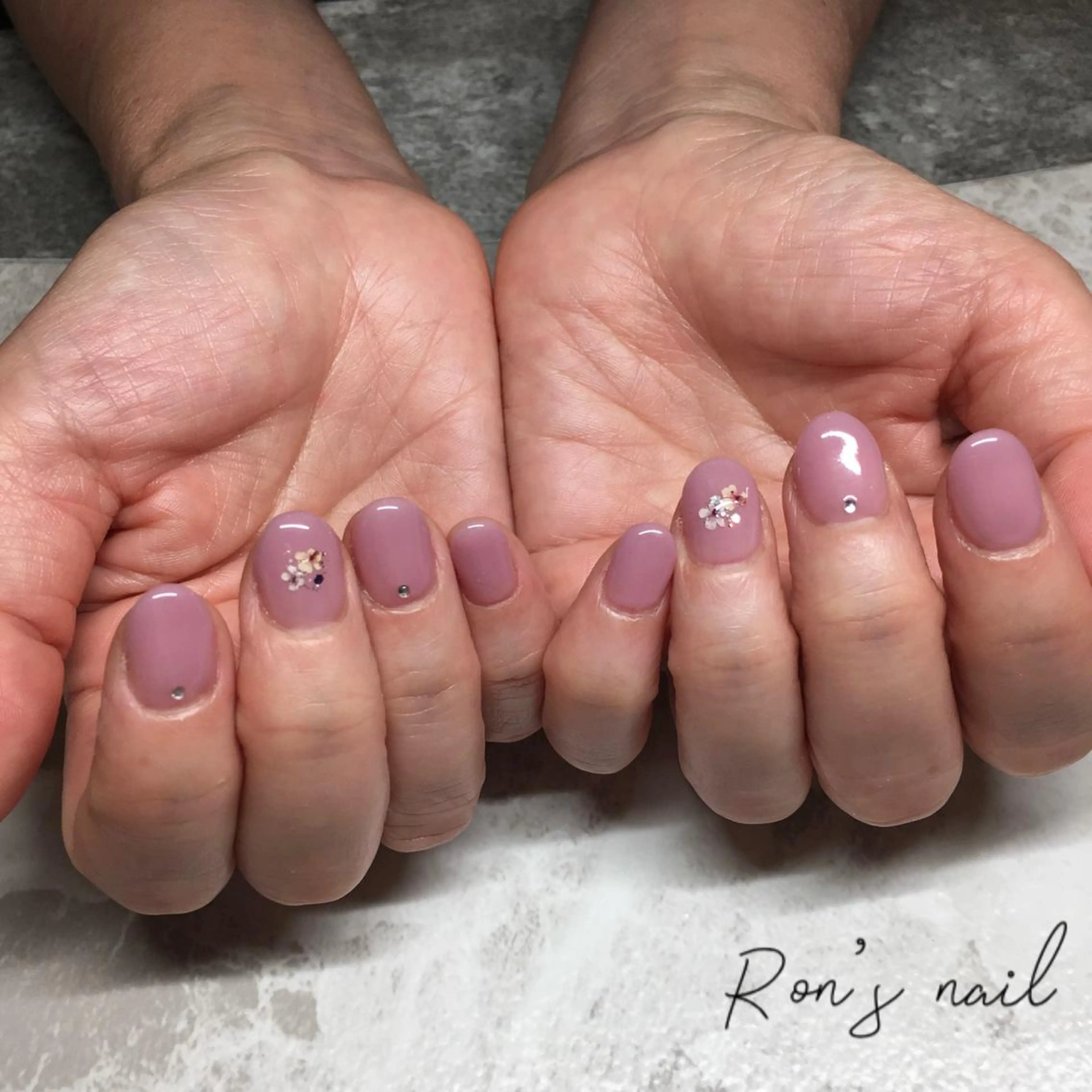 ネイル Ron's nail 笹岡のネイルデザイン