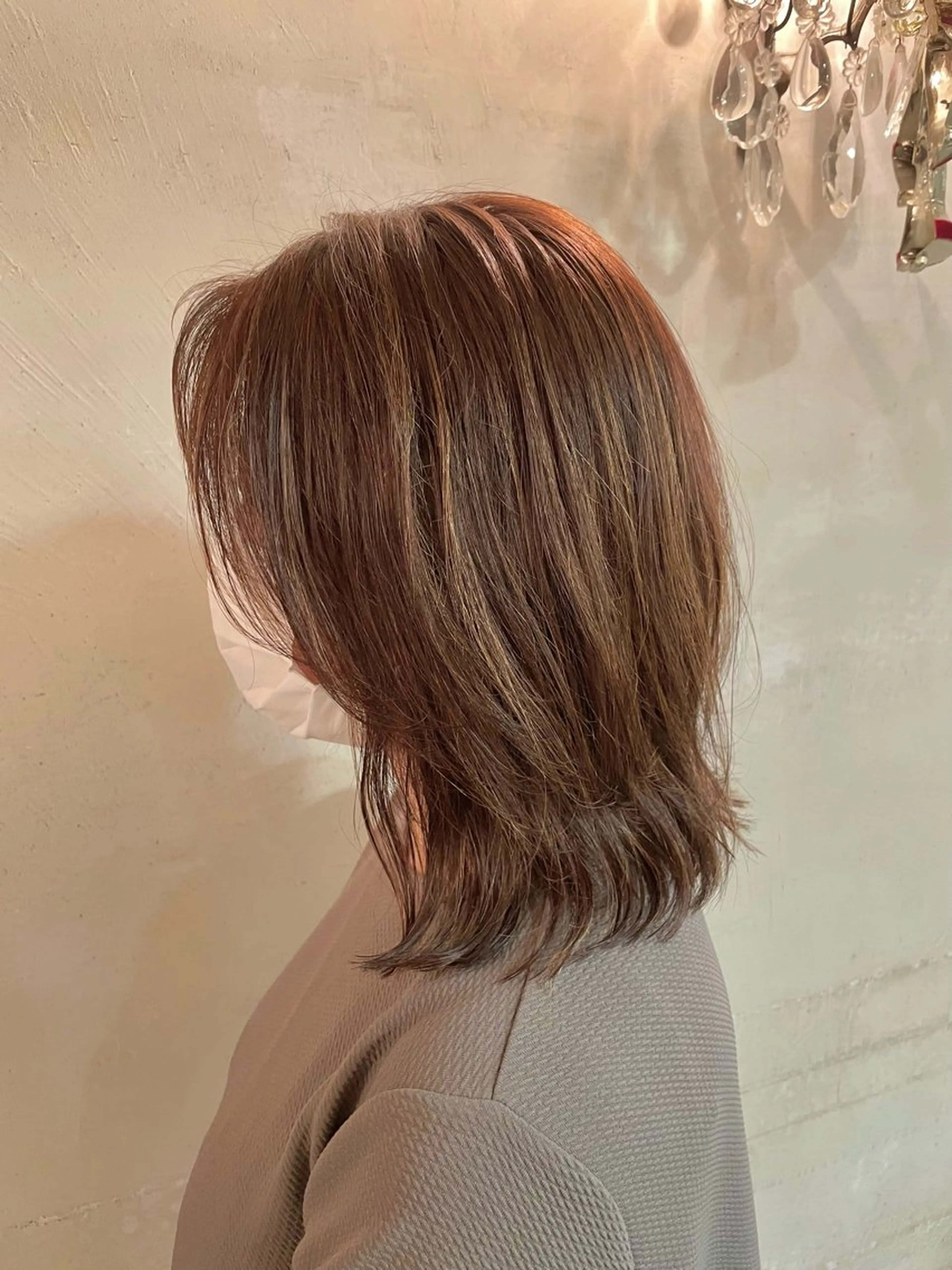 ミディアム パーマ ミディアムパーマ デジタルパーマ 前平 友慈のヘアスタイル