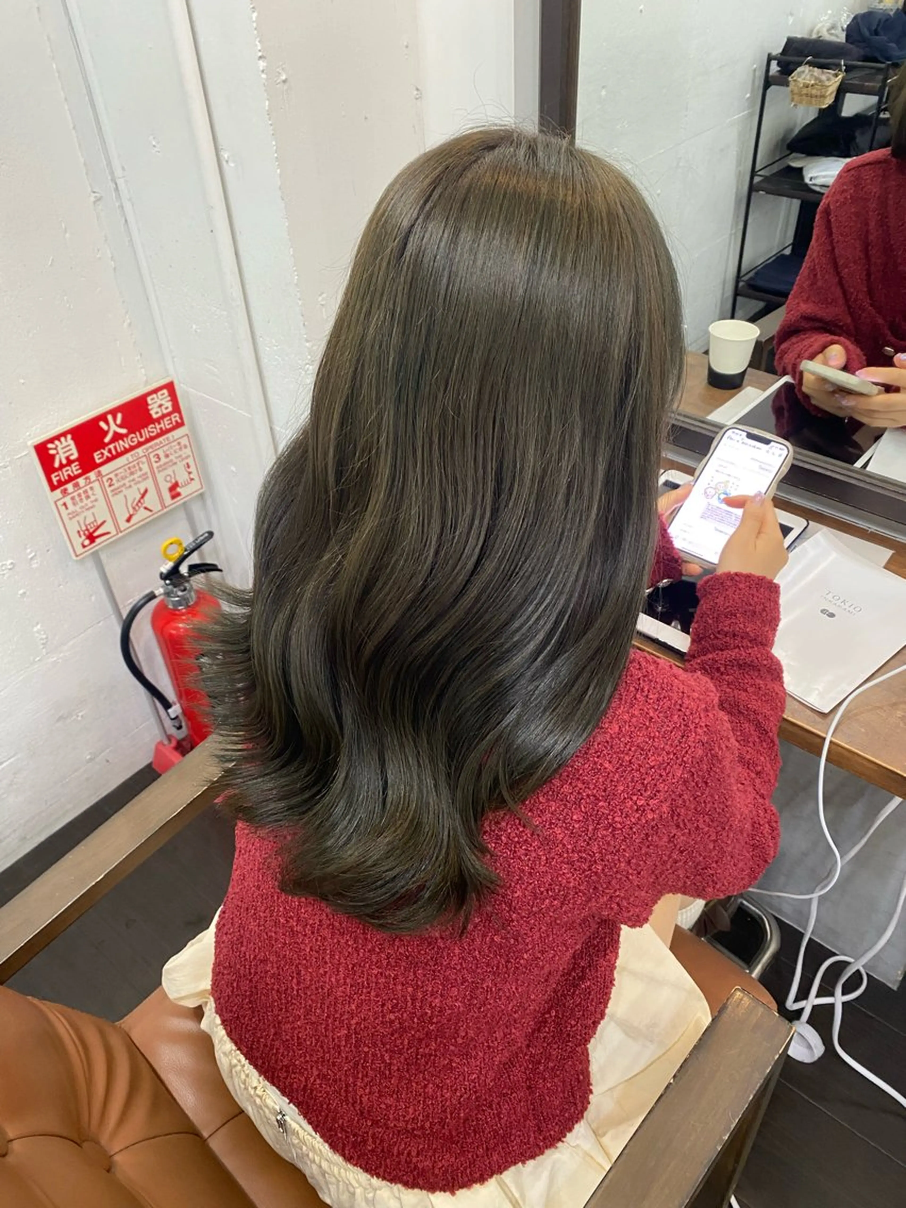 ロング カラー ヘアアレンジ 🍒ᩚ名駅/艶髪 縮毛矯正/あゆ🍒ᩚのヘアスタイル