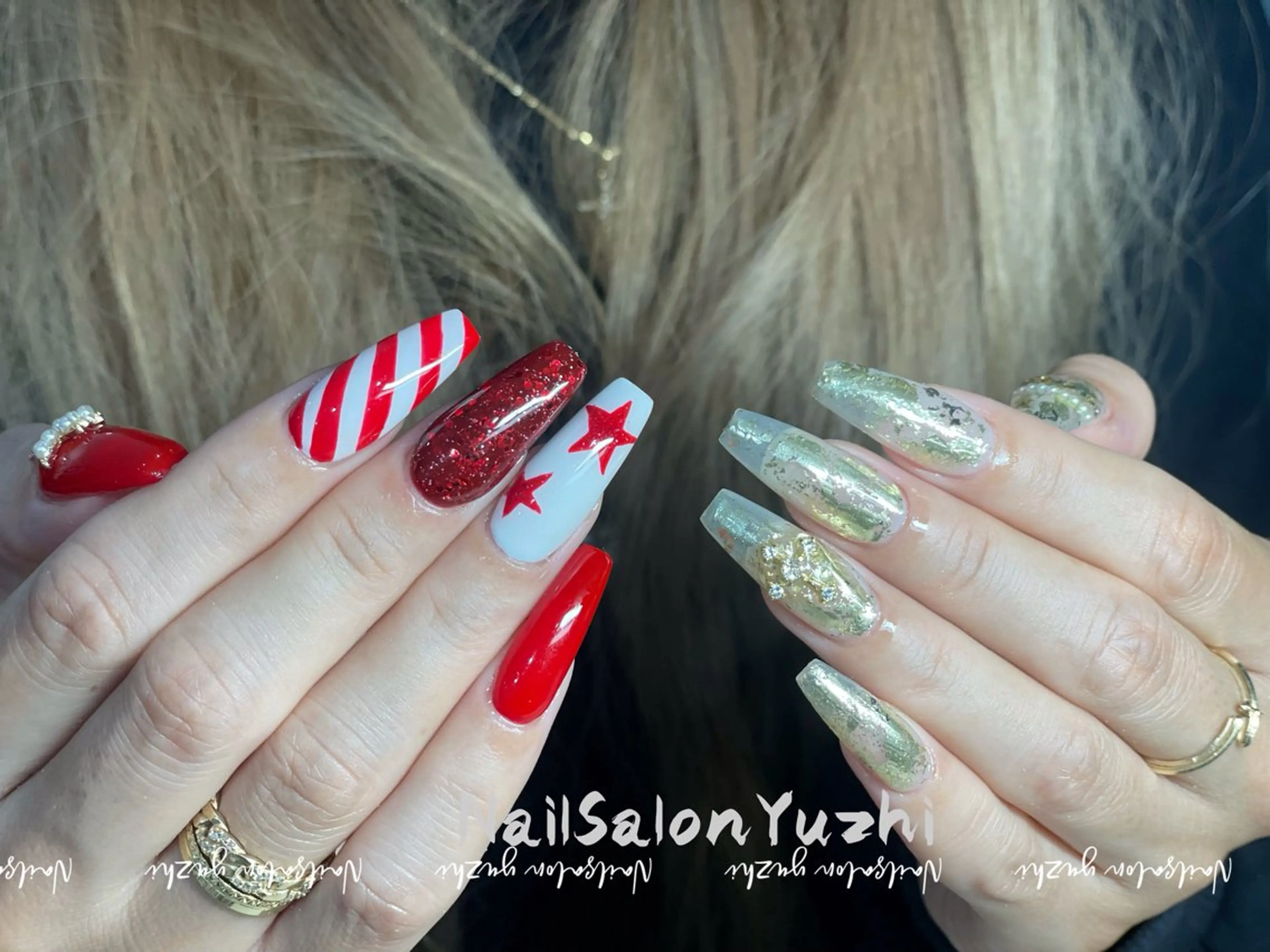 ネイル ハンドネイル MAKI💚💚💚 秋葉原.のネイルデザイン