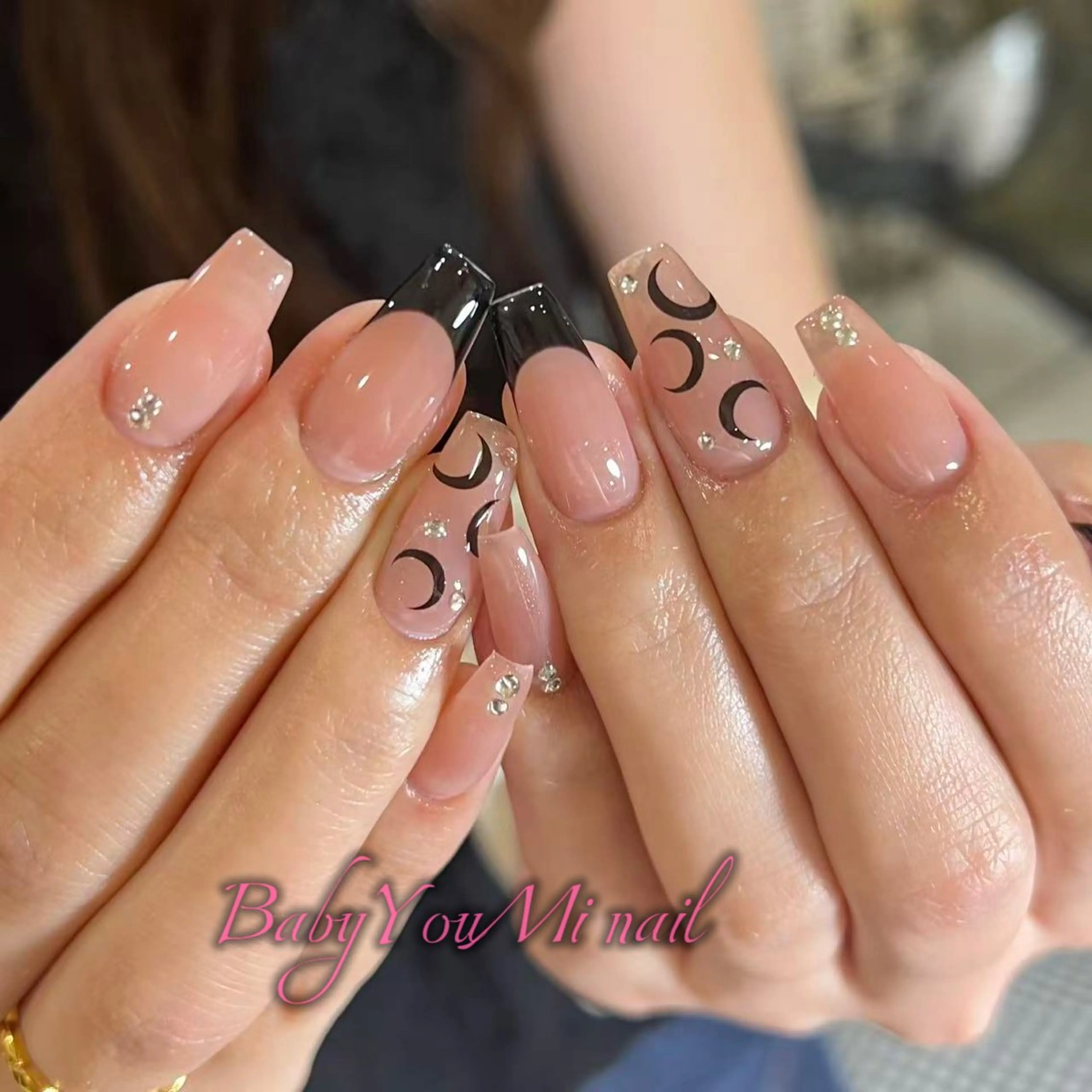 ネイル オーロラネイル フラワーネイル フットネイル フレンチネイル ジェルネイル ハンドネイル BabyYouMi ねねのネイルデザイン