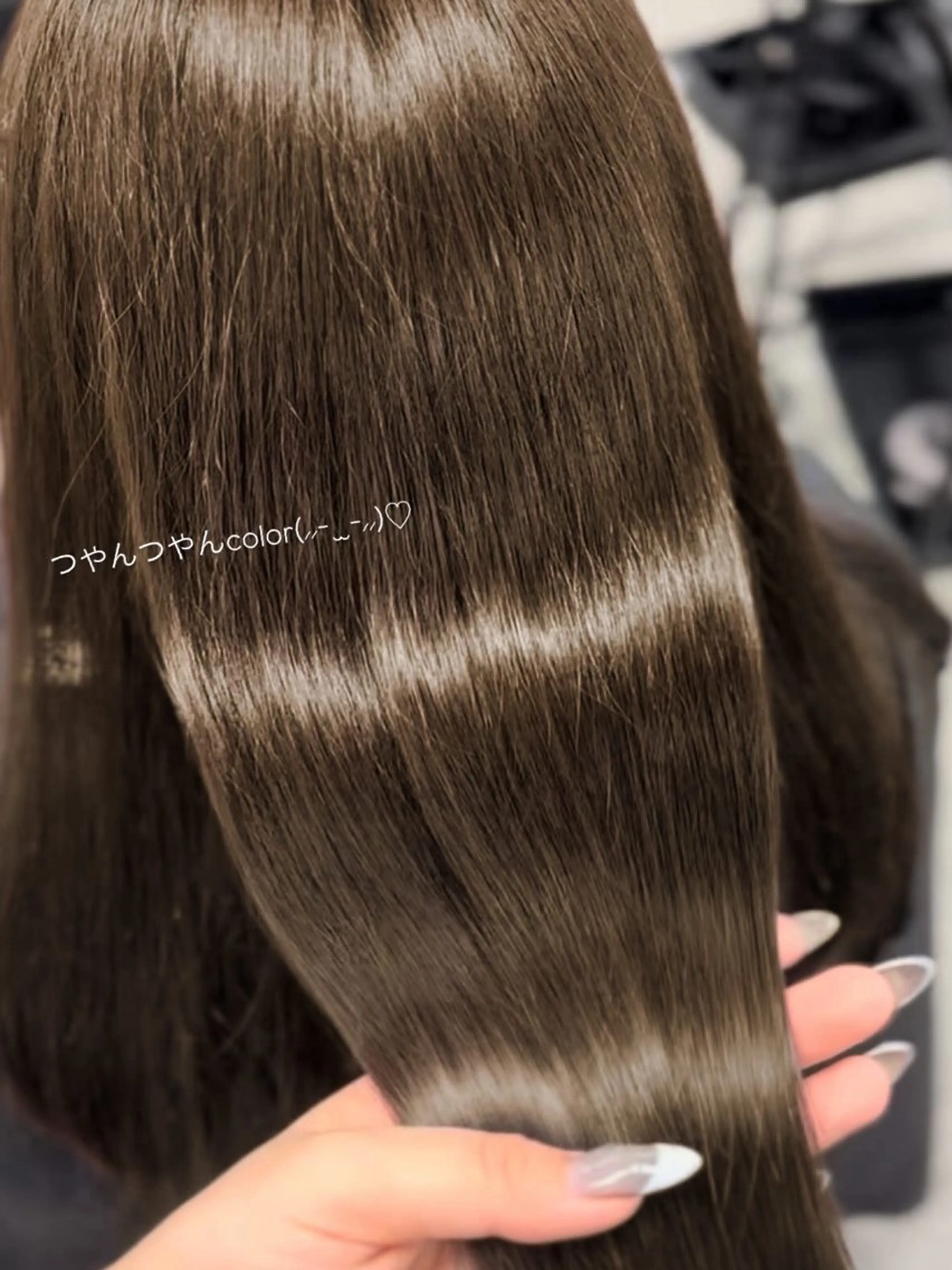 ロング カラー ヘアカラー トリートメント 上品モテヘア🩶 karen🩶のヘアスタイル