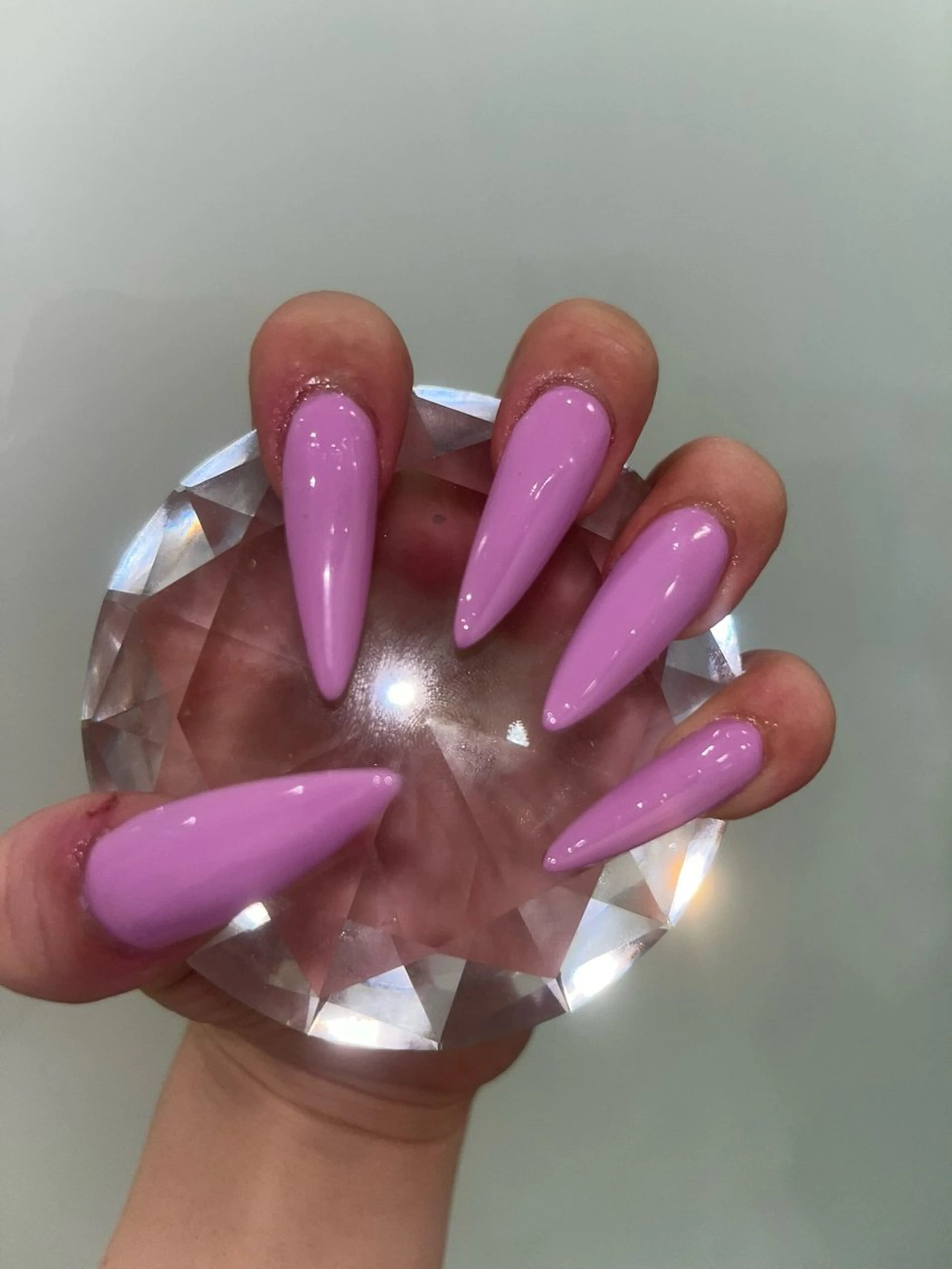 ネイル ワンカラーネイル スカルプネイル ハンドネイル 渋谷ネイルズ所属・taminami Lunaのネイルデザイン