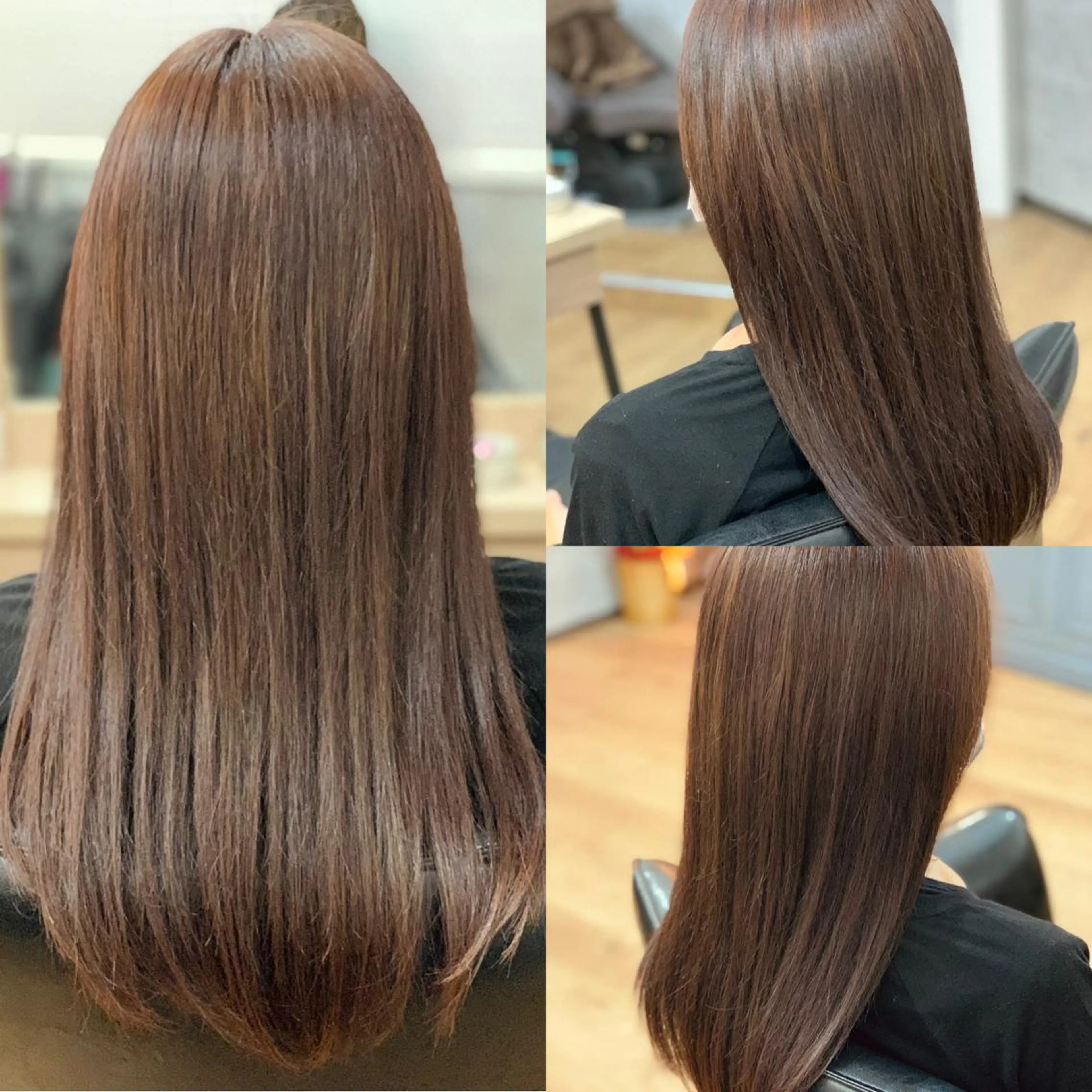 セミロング SALOWIN心斎橋Suite店所属・ブリーチ毛にもできる 縮毛矯正|鷹司郎のヘアスタイル