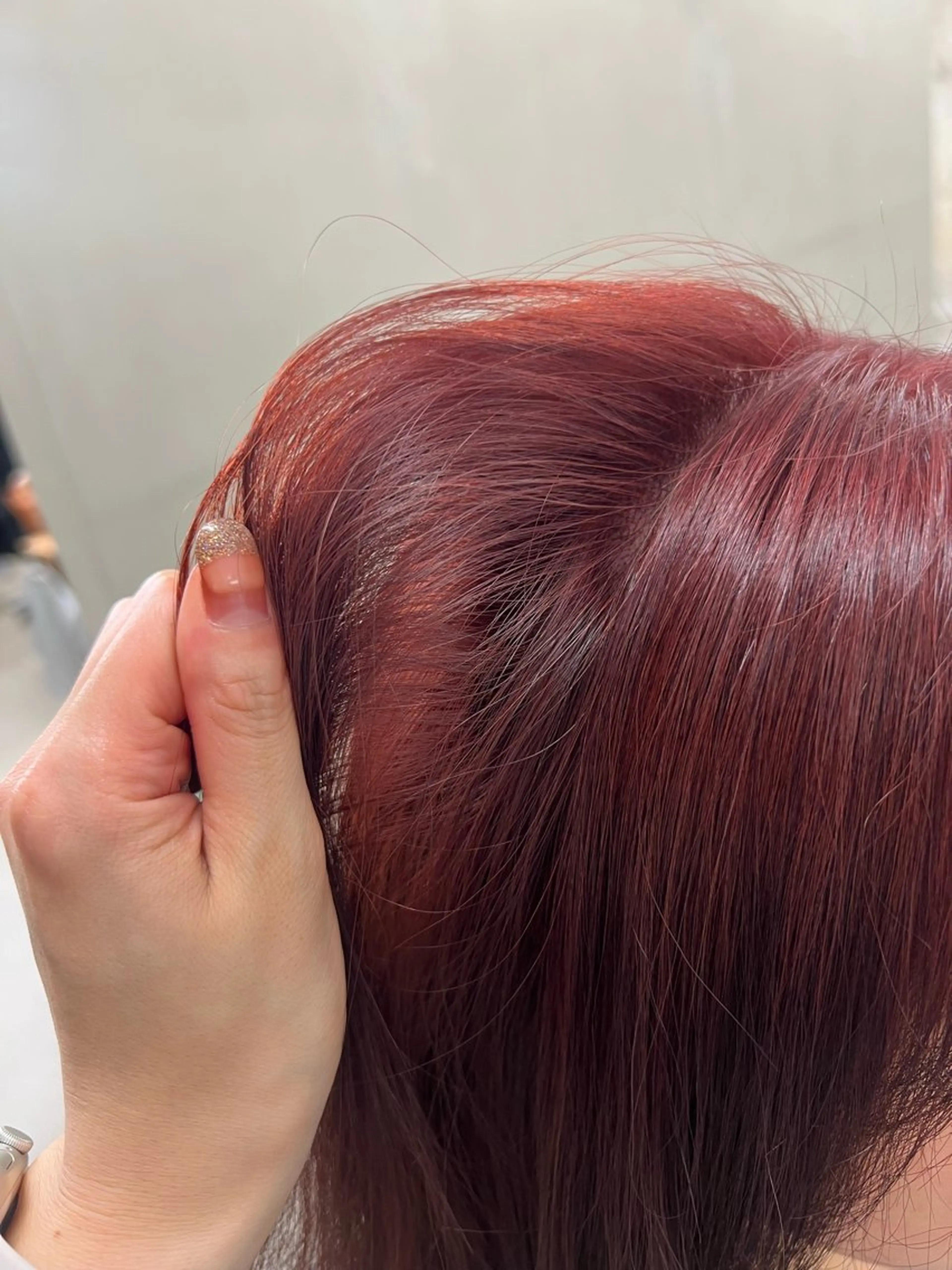 ミディアム カラー ブリーチ ダブルカラー ブリーチなしカラー 長田 すみれ子のヘアスタイル