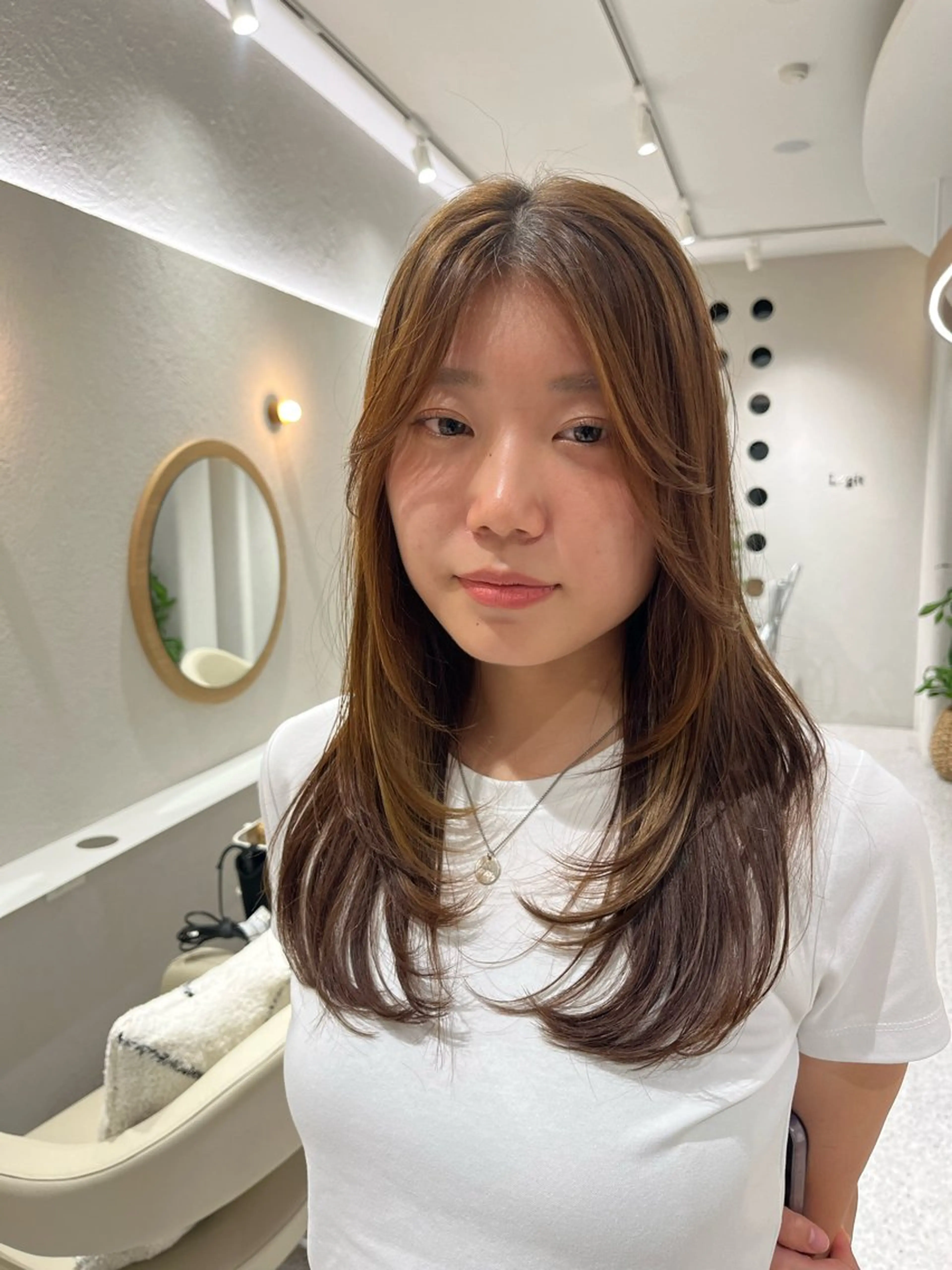 セミロング 海老名で可愛いを作る 🫧shuri🫧のヘアスタイル