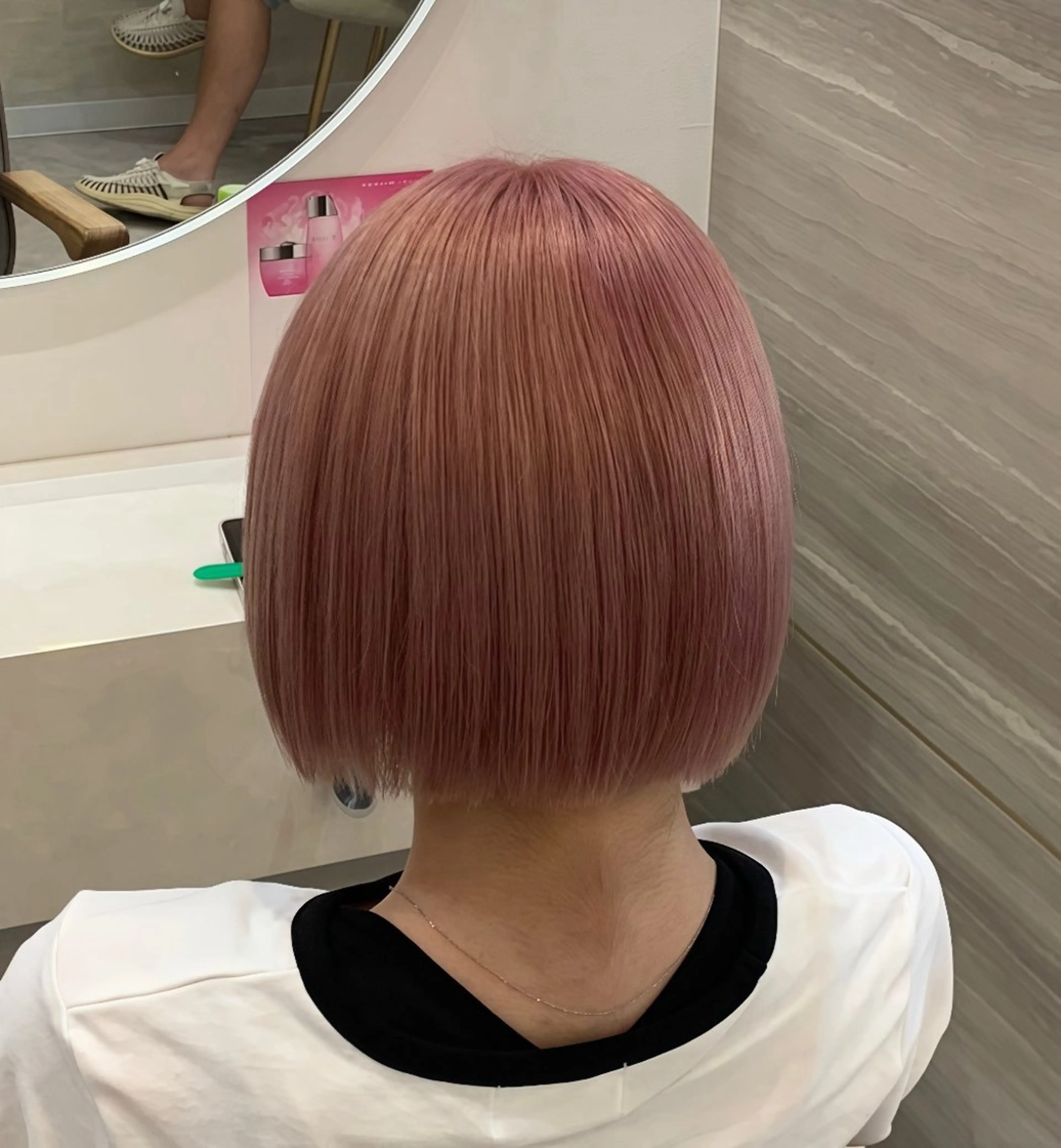 ショート カラー ヘアカラー トリートメント せいと/ウルフ/ ハイトーン/艶髪のヘアスタイル