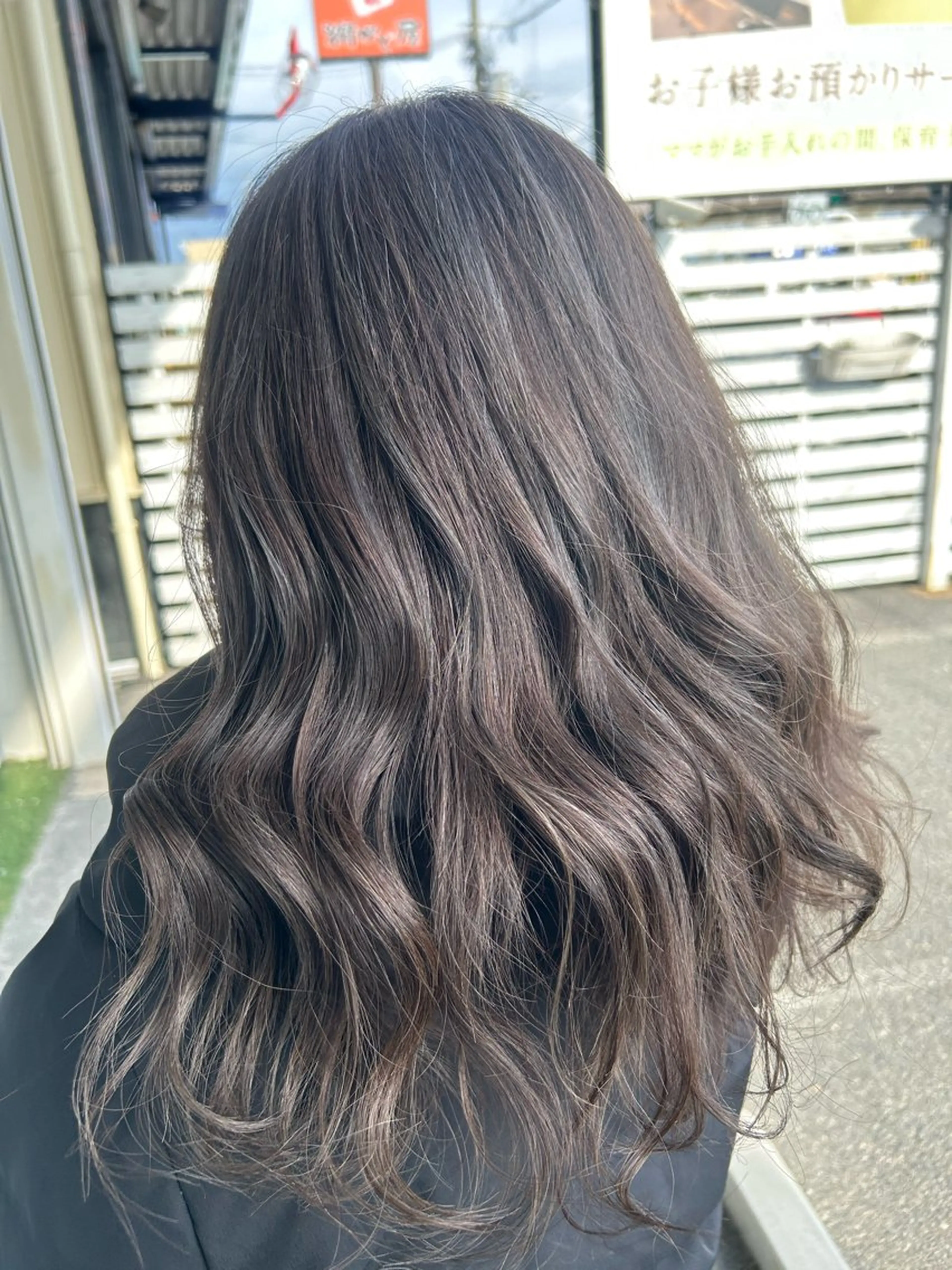 ロング カラー ハイライトカラー ハイライト 美容室 Jフィドルファドル所属・わきた かずなのヘアスタイル