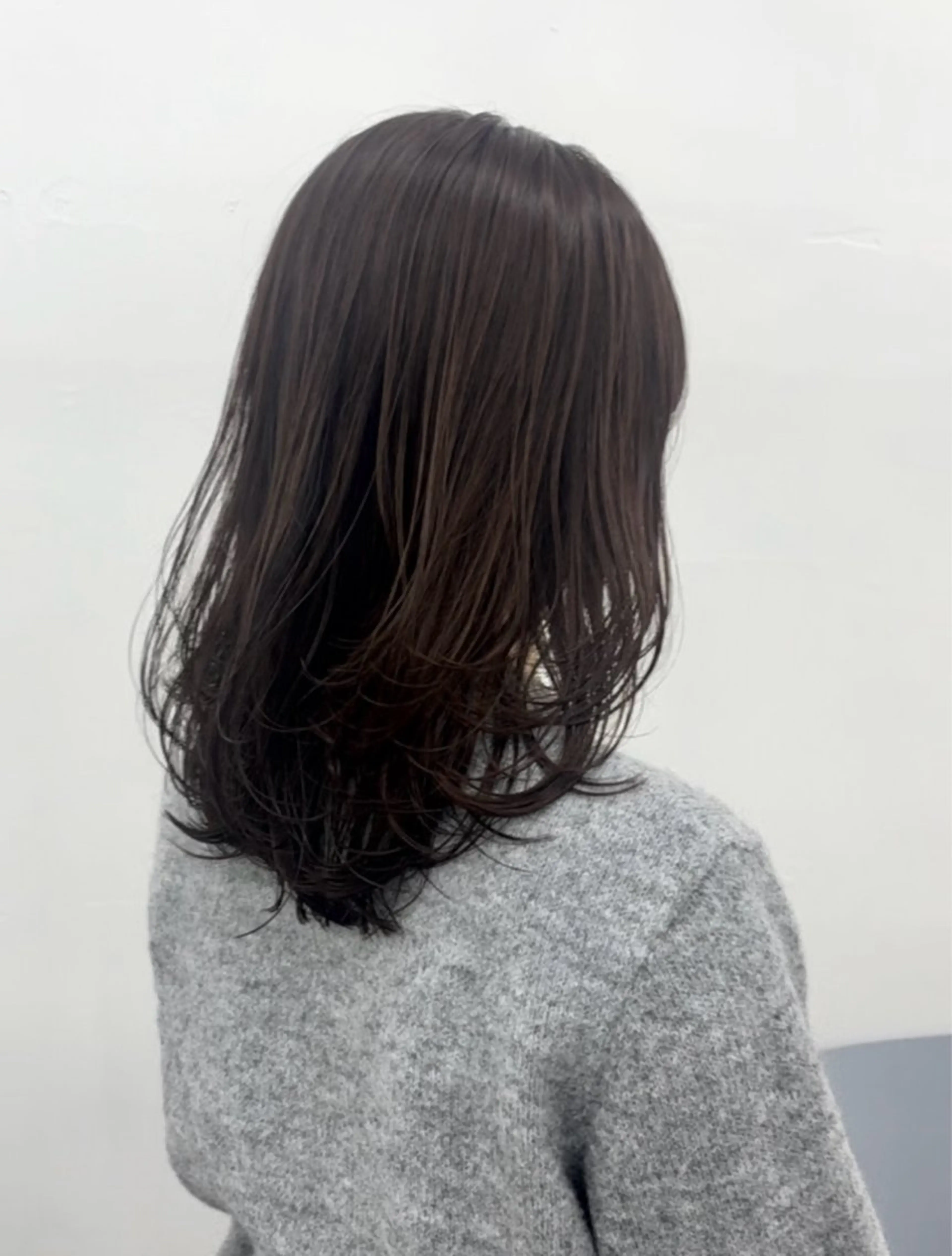 ミディアム カラー カット ヘアカラー トリートメント 似合わせ美髪ヘア✨ 天王寺.阿倍野🌈のヘアスタイル